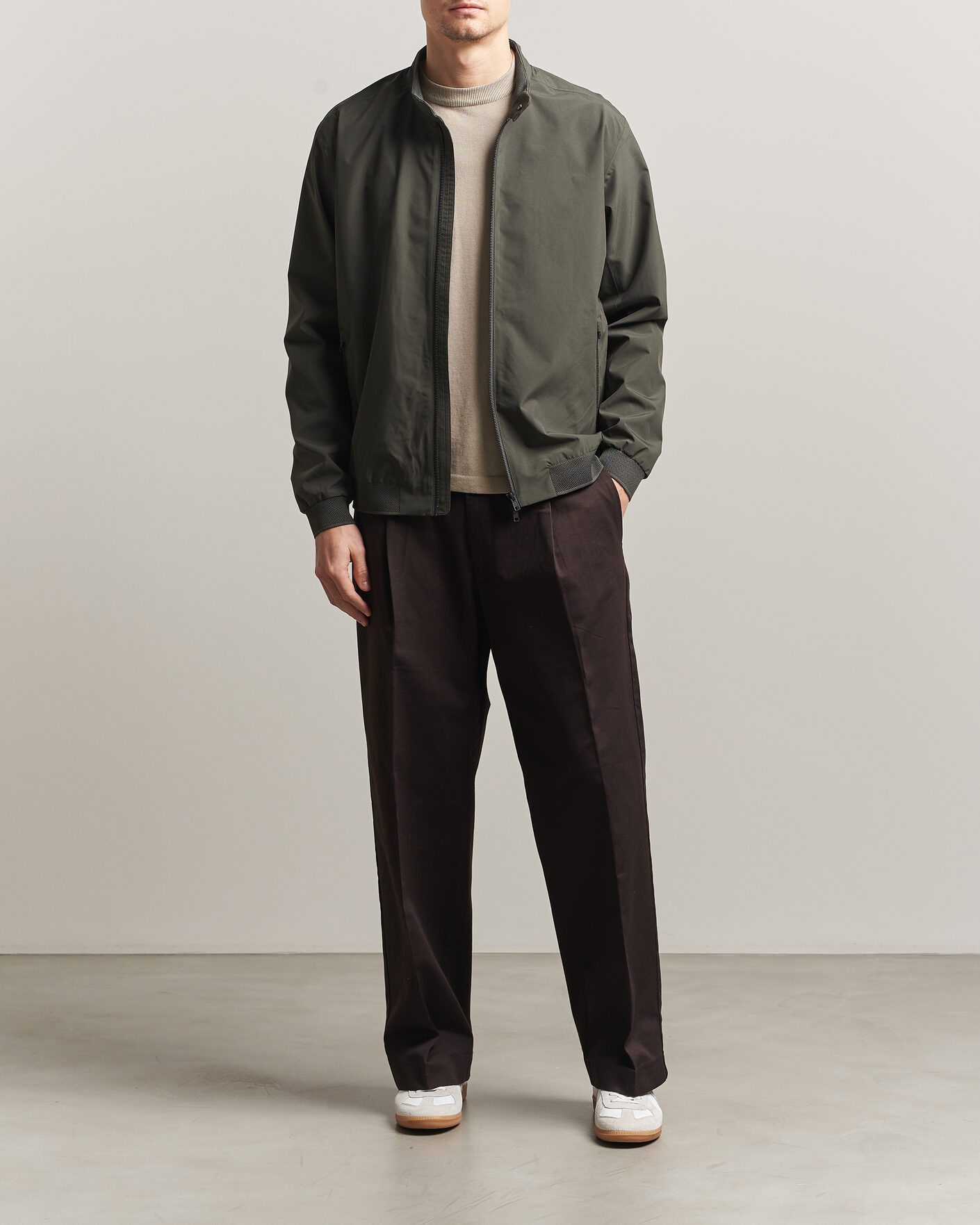 Mies | Takit | Scandinavian Edition | Plain II Waterproof Jacket Dark Olive