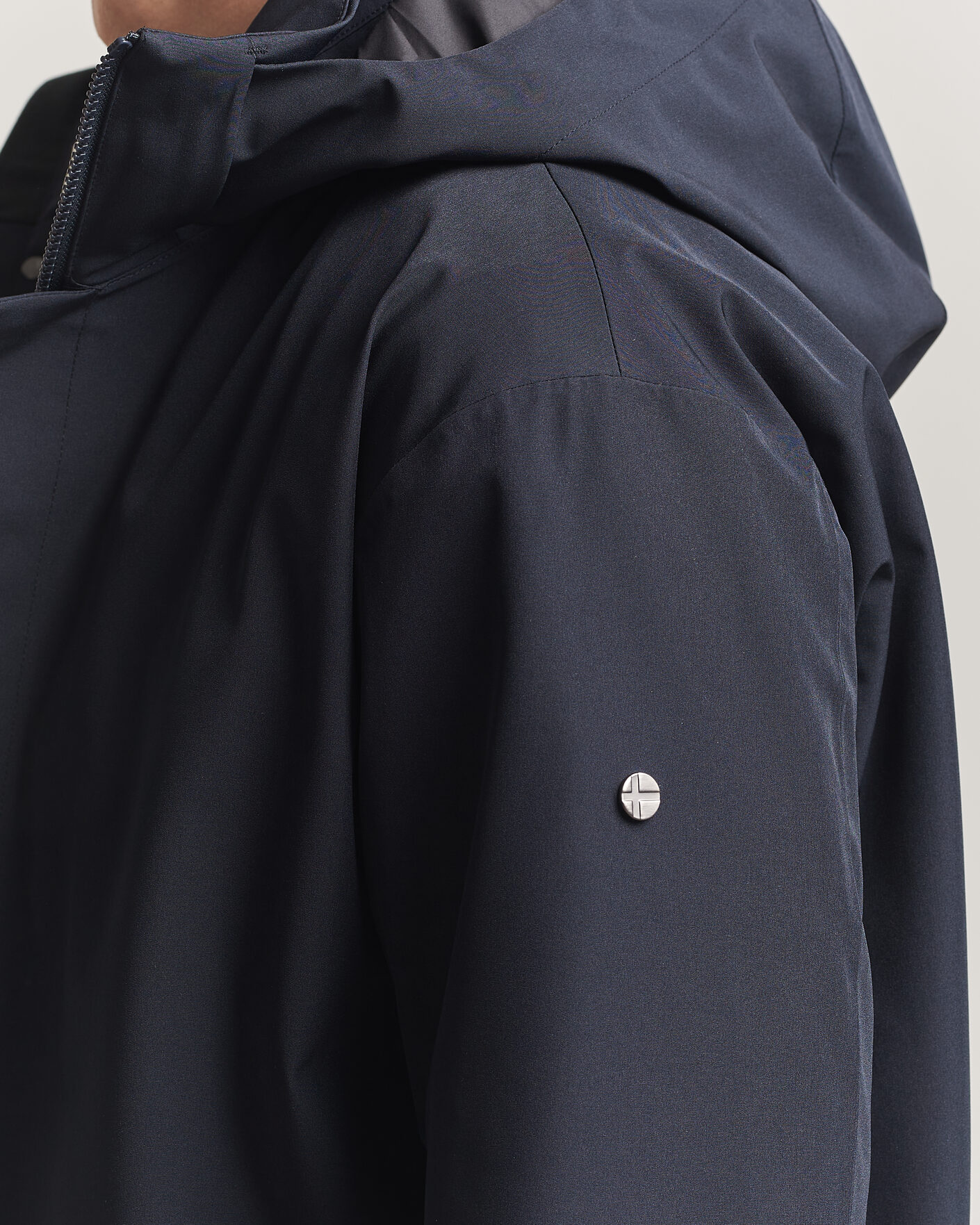 Mies | Takit | Scandinavian Edition | Range III Mid Lenght Waterproof Coat Midnight Blue