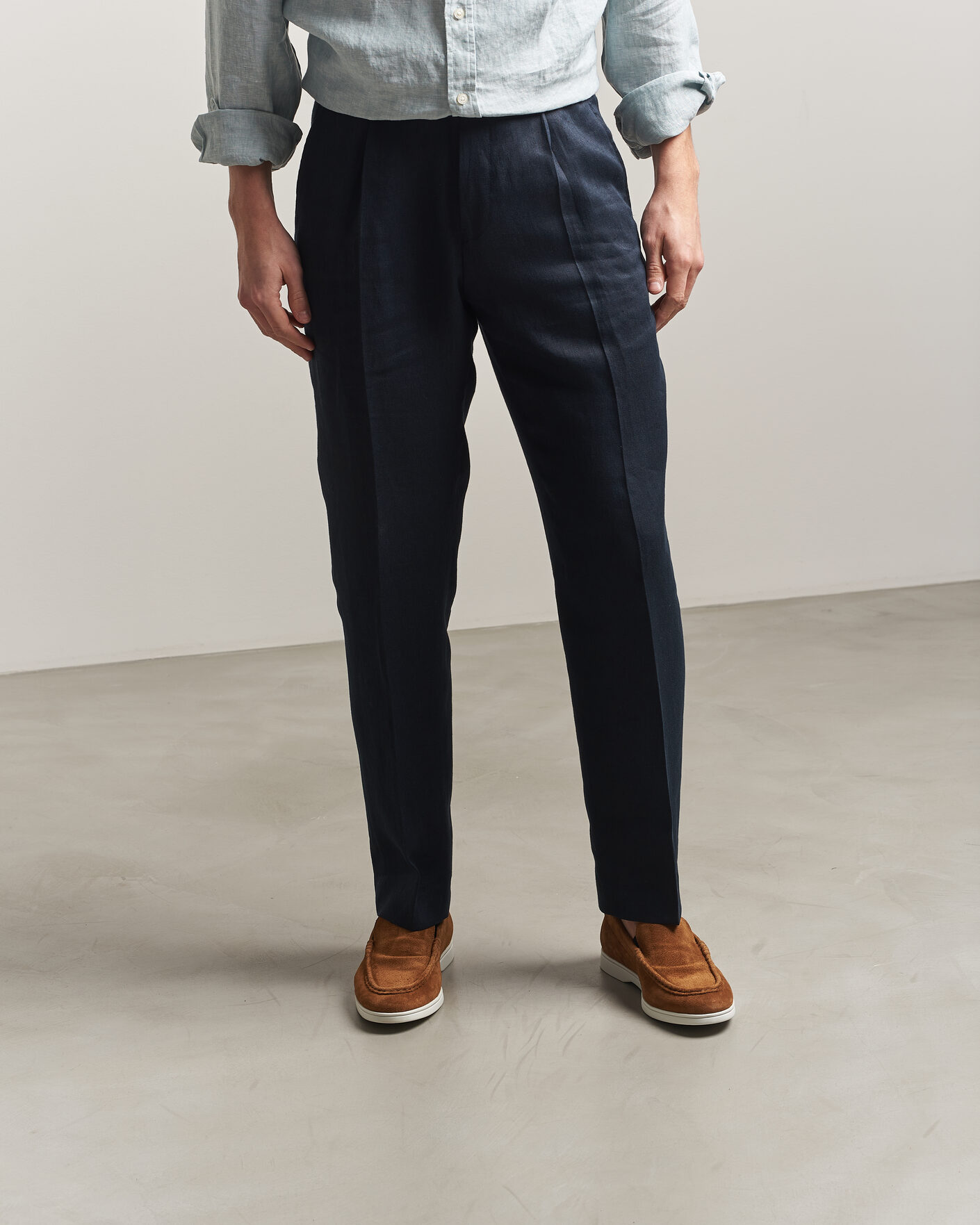 Mies | Loaferit | Charles Tyrwhitt | Suede Slip On Loafers Light Brown