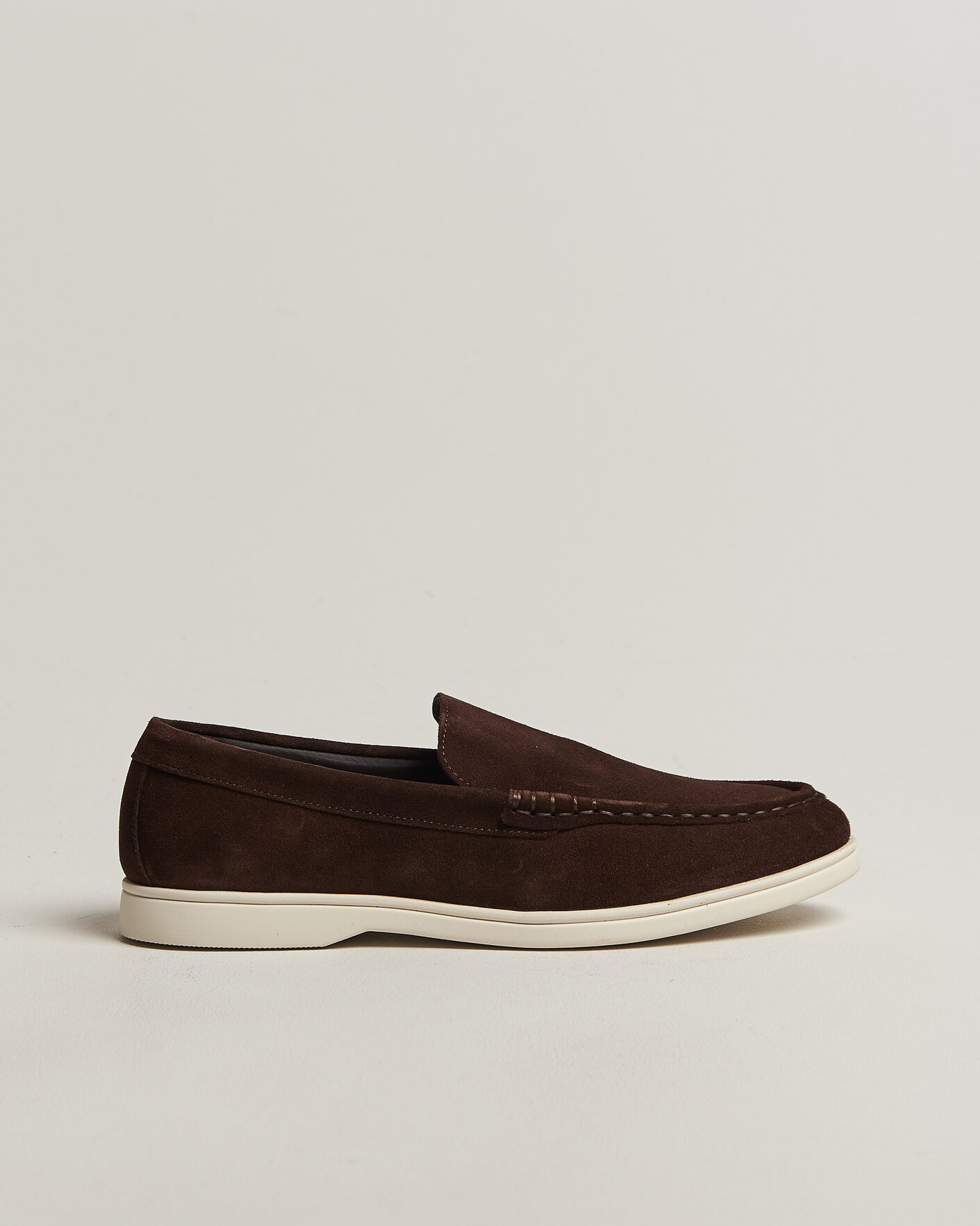 Mies | Loaferit | Charles Tyrwhitt | Suede Slip On Loafers Chocolate Brown