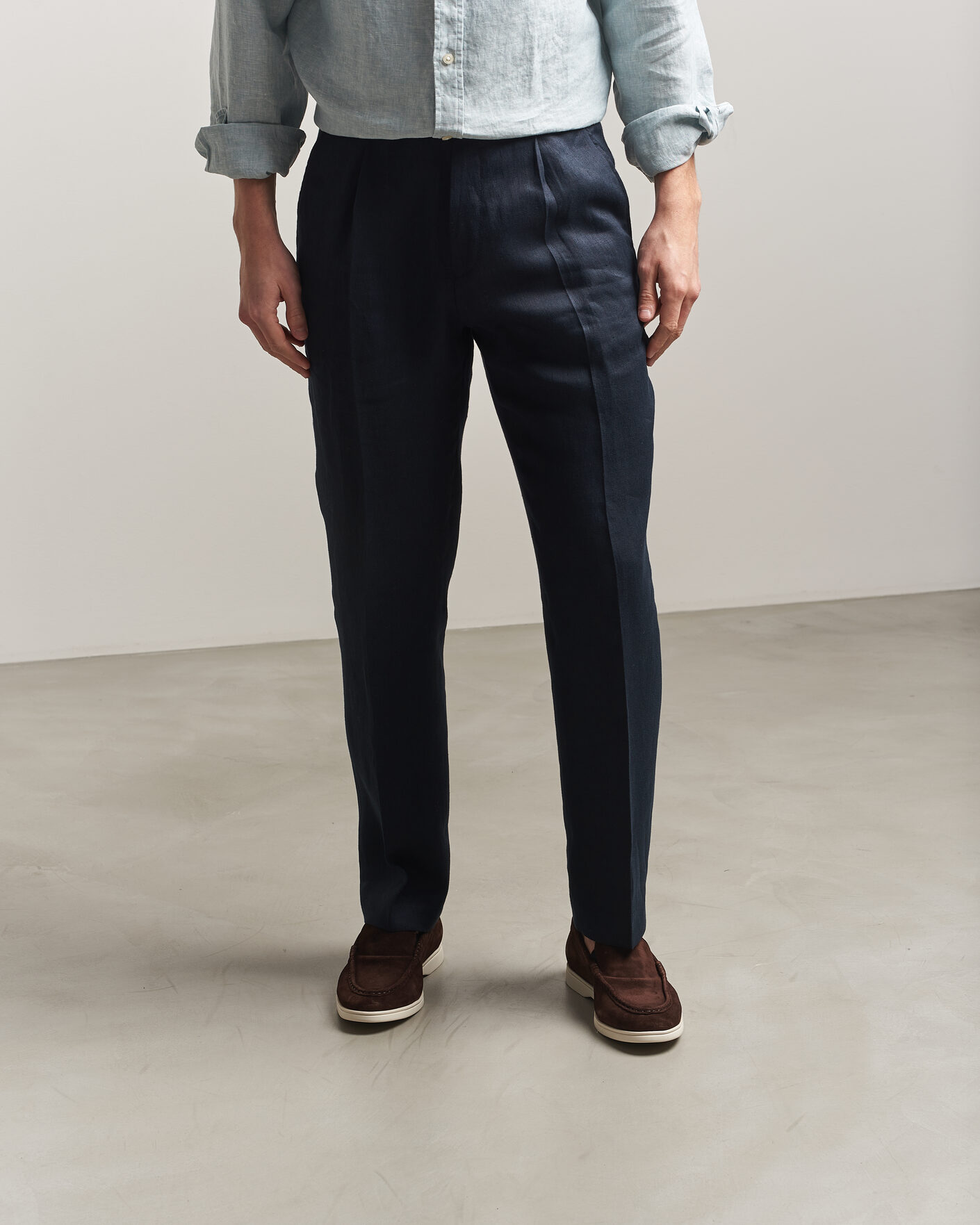 Mies | Loaferit | Charles Tyrwhitt | Suede Slip On Loafers Chocolate Brown