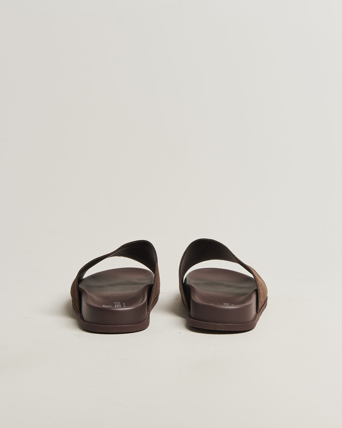 Mies | Sandaalit ja tohvelit | Thera's | Classic Slide Sandals Dark Brown Suede