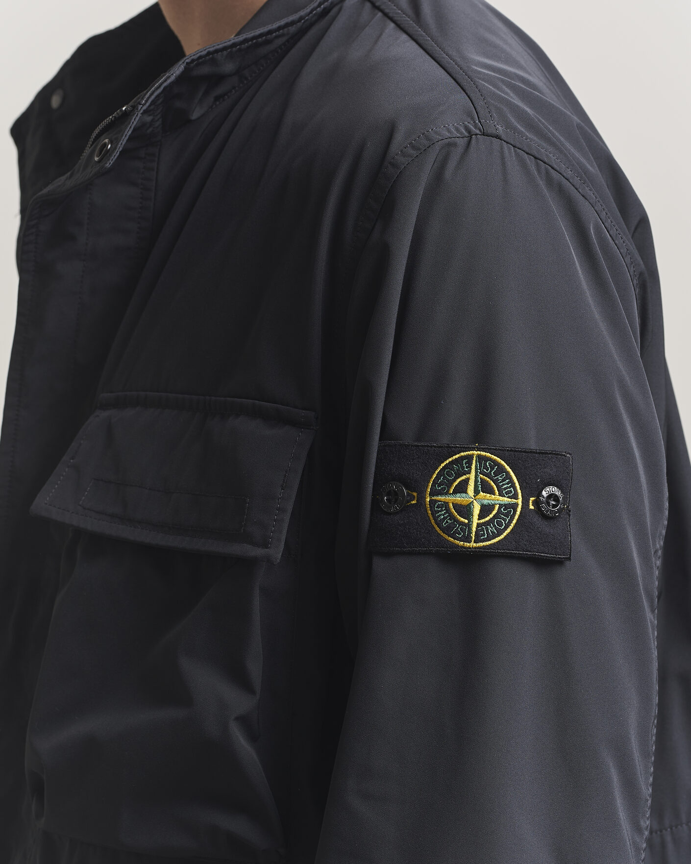 Mies | Takit | Stone Island | Micro Twill Field Jacket Black