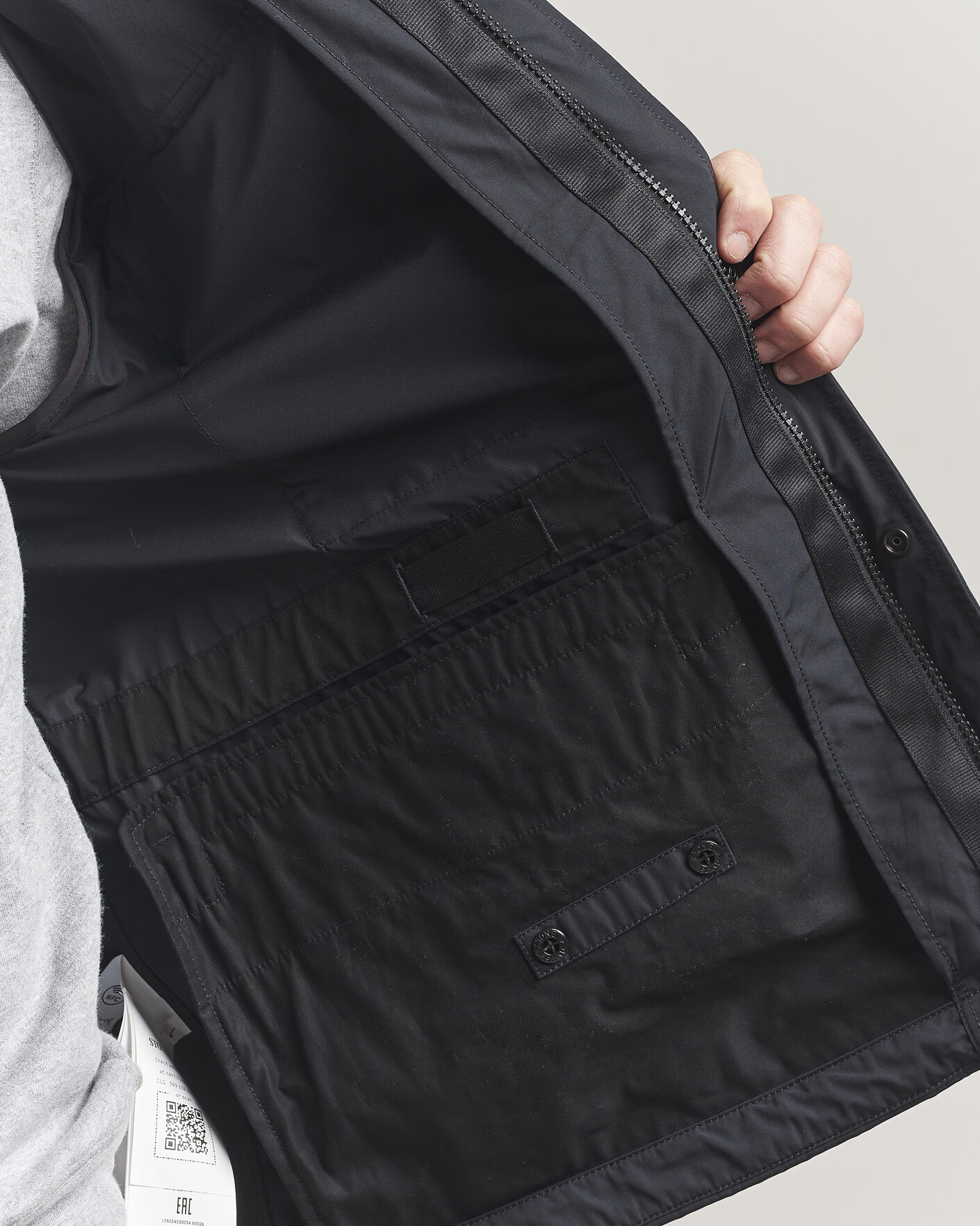 Mies | Takit | Stone Island | Micro Twill Field Jacket Black