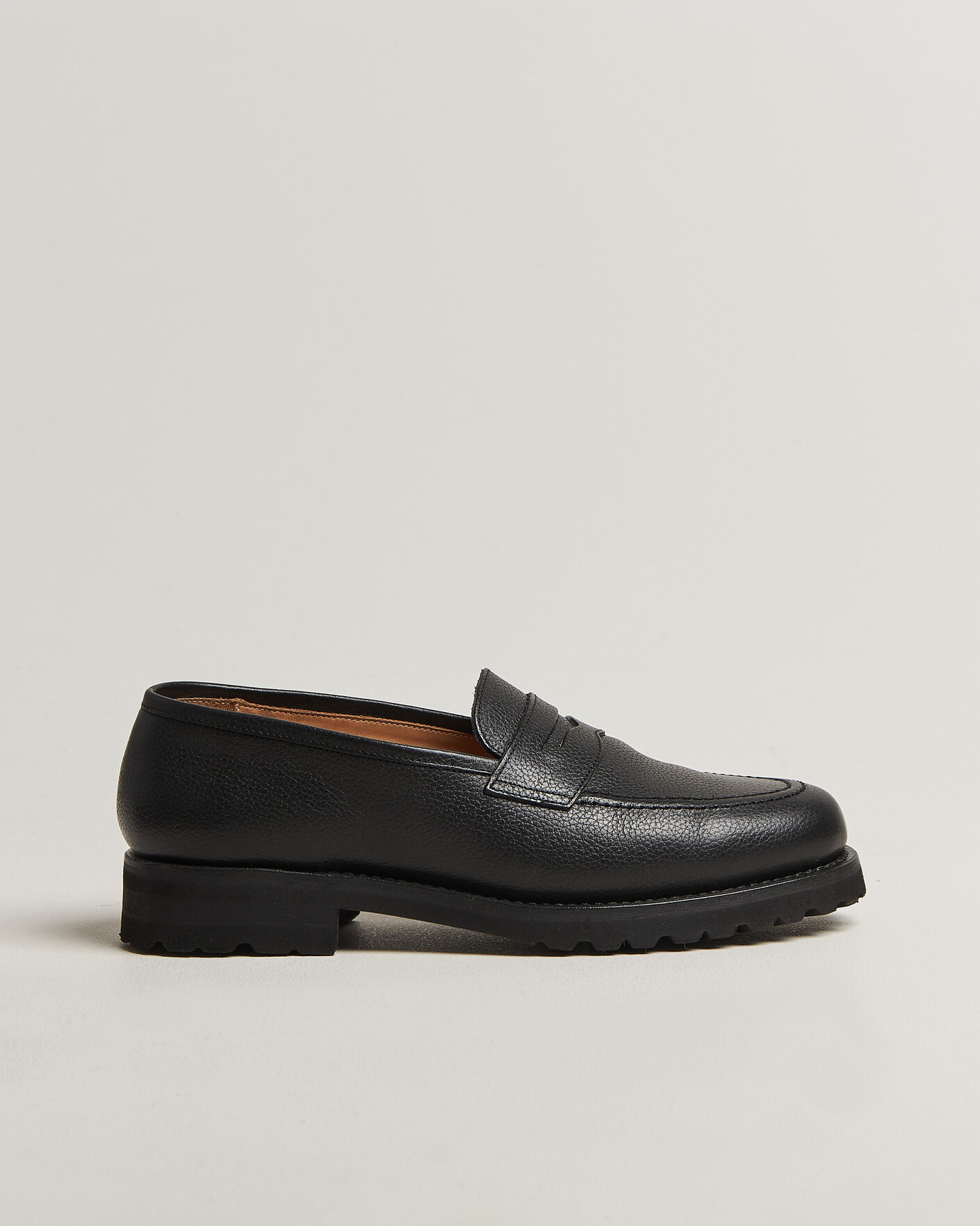 Mies | Loaferit | Myrqvist for Care of Carl | Myrqvist Stenhammar II Vibram Loafer Black Grained Calf