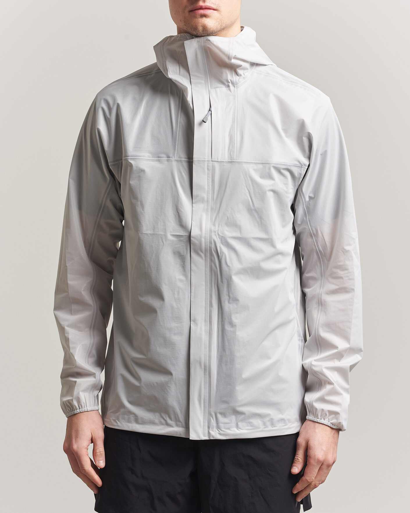 Mies | Takit | Houdini | The Orange Waterproof Jacket Powderday White