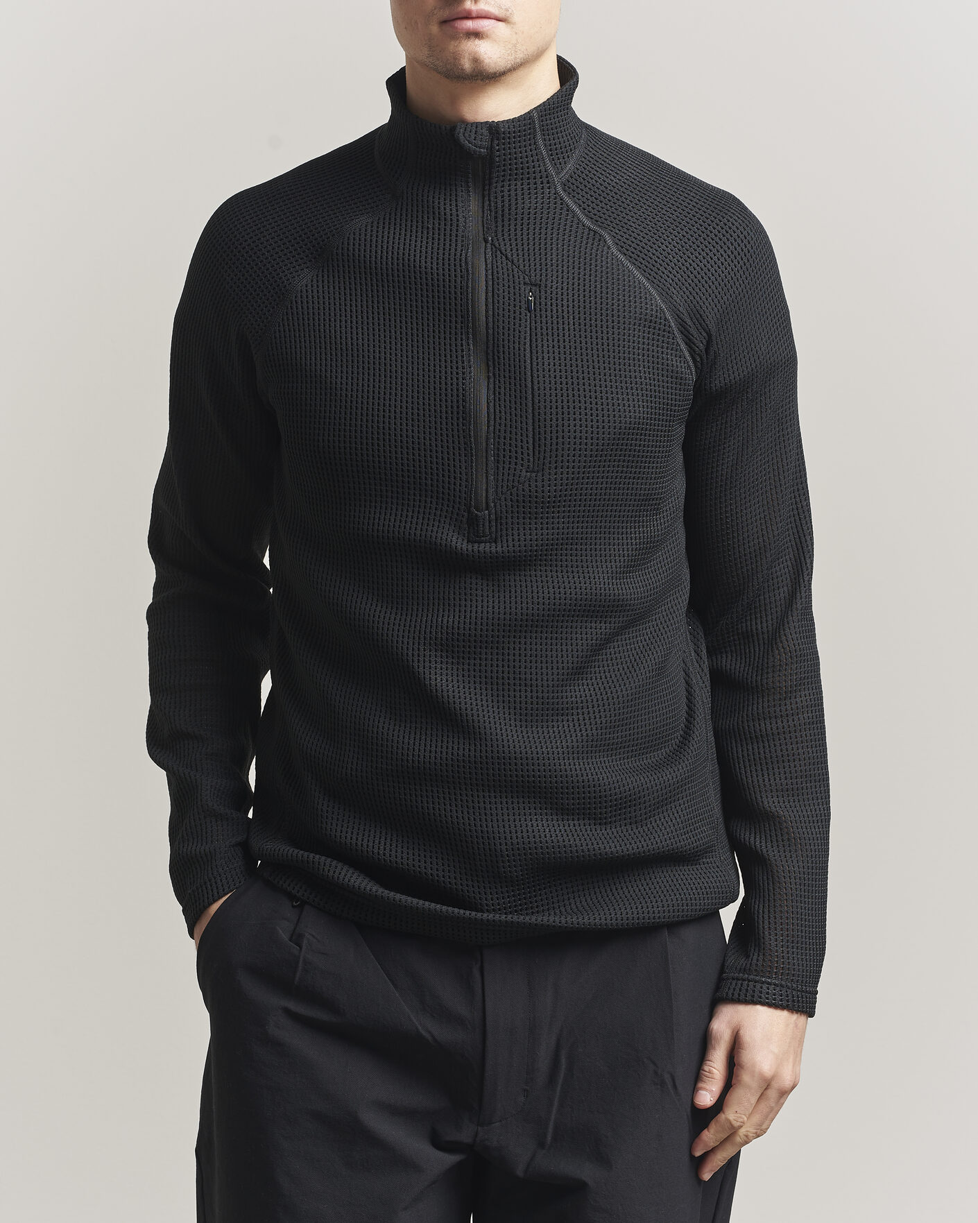 Mies | Puserot | Houdini | Pace Flow Half Zip True Black