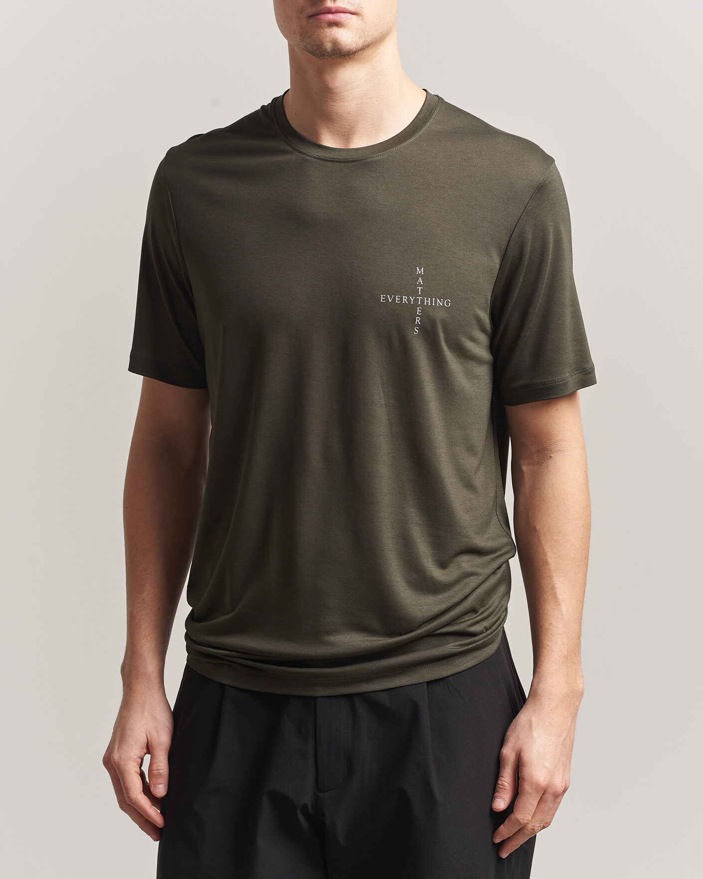 Mies | T-paidat | Houdini | Tree Message T-Shirt Green Illusion