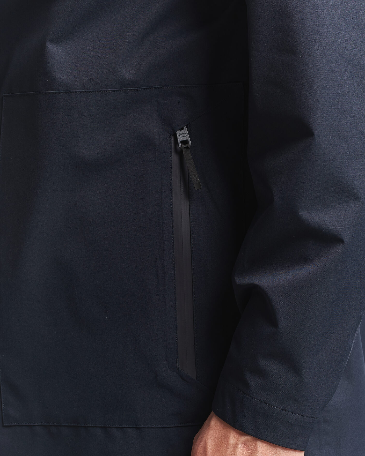 Mies | Takit | Woolrich | Two Layer 2 in 1 Carcoat Melton Blue