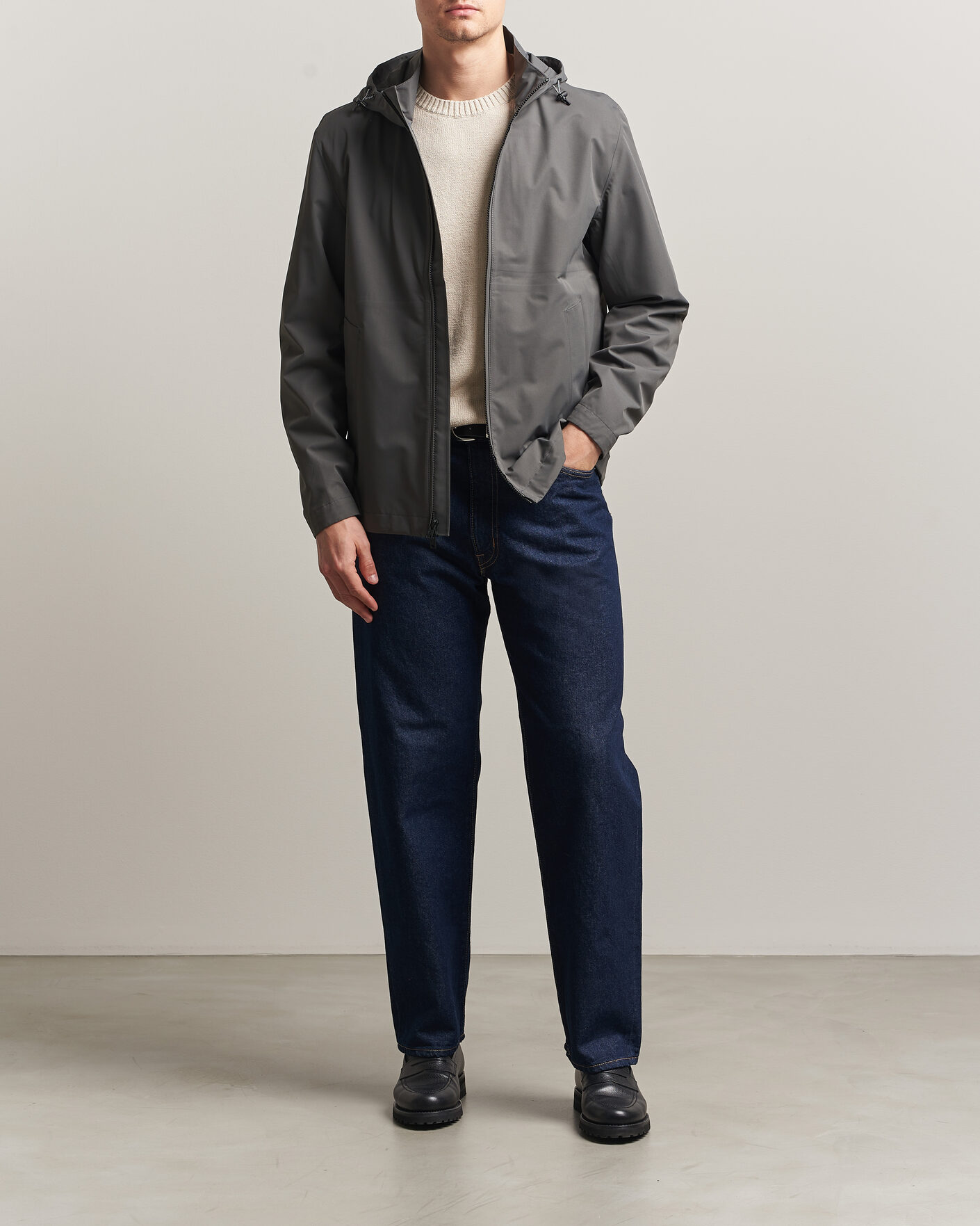 Mies | Takit | Woolrich | Two Layer Pacific Jacket Grey Shadow