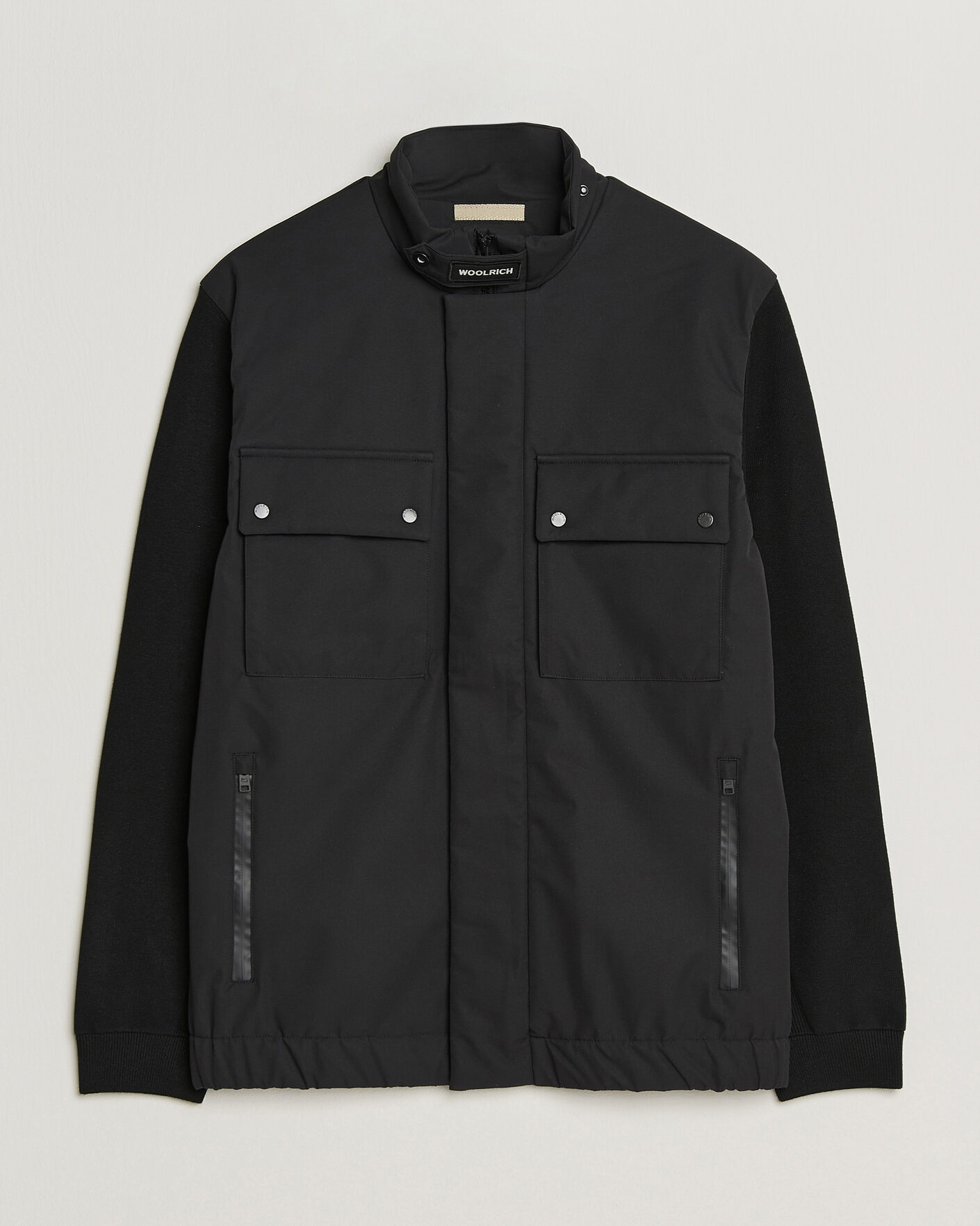 Mies | Takit | Woolrich | Two Layers Hybrid Jacket Black