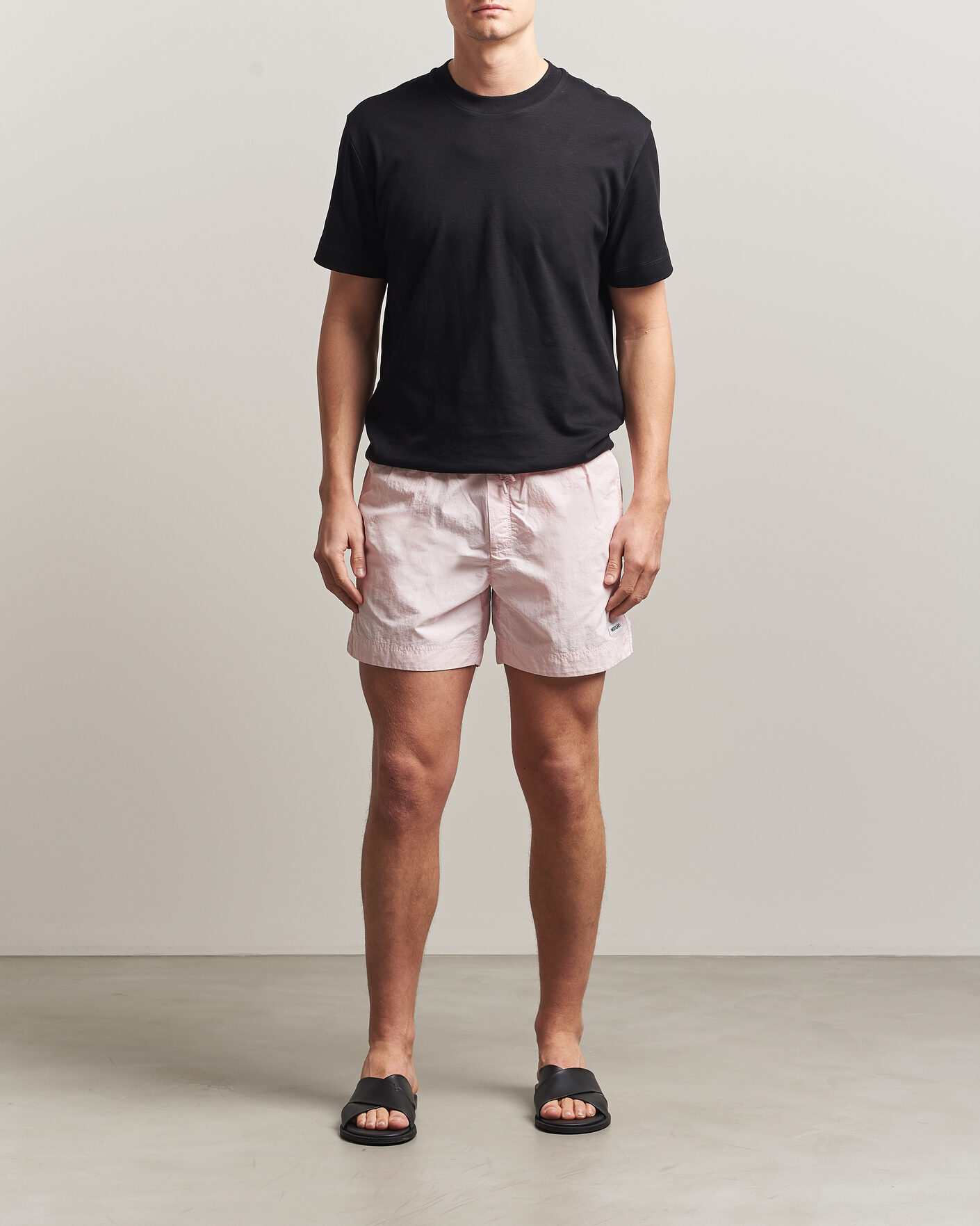 Mies | Uimahousut | Woolrich | Solid Garment Dyed Swimshorts Pale Lilac