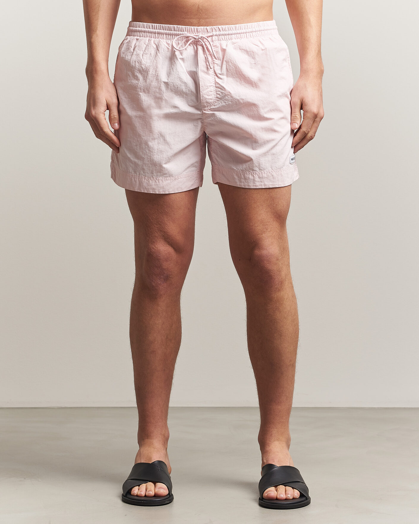 Mies | Uimahousut | Woolrich | Solid Garment Dyed Swimshorts Pale Lilac