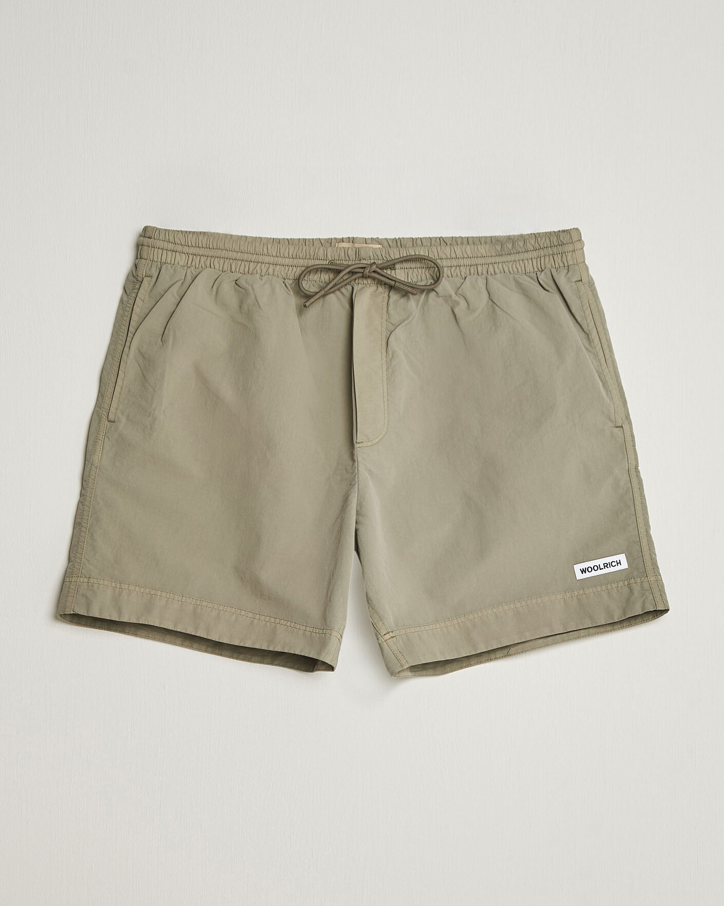 Mies | Uimahousut | Woolrich | Solid Garment Dyed Swimshorts Smokey Olive