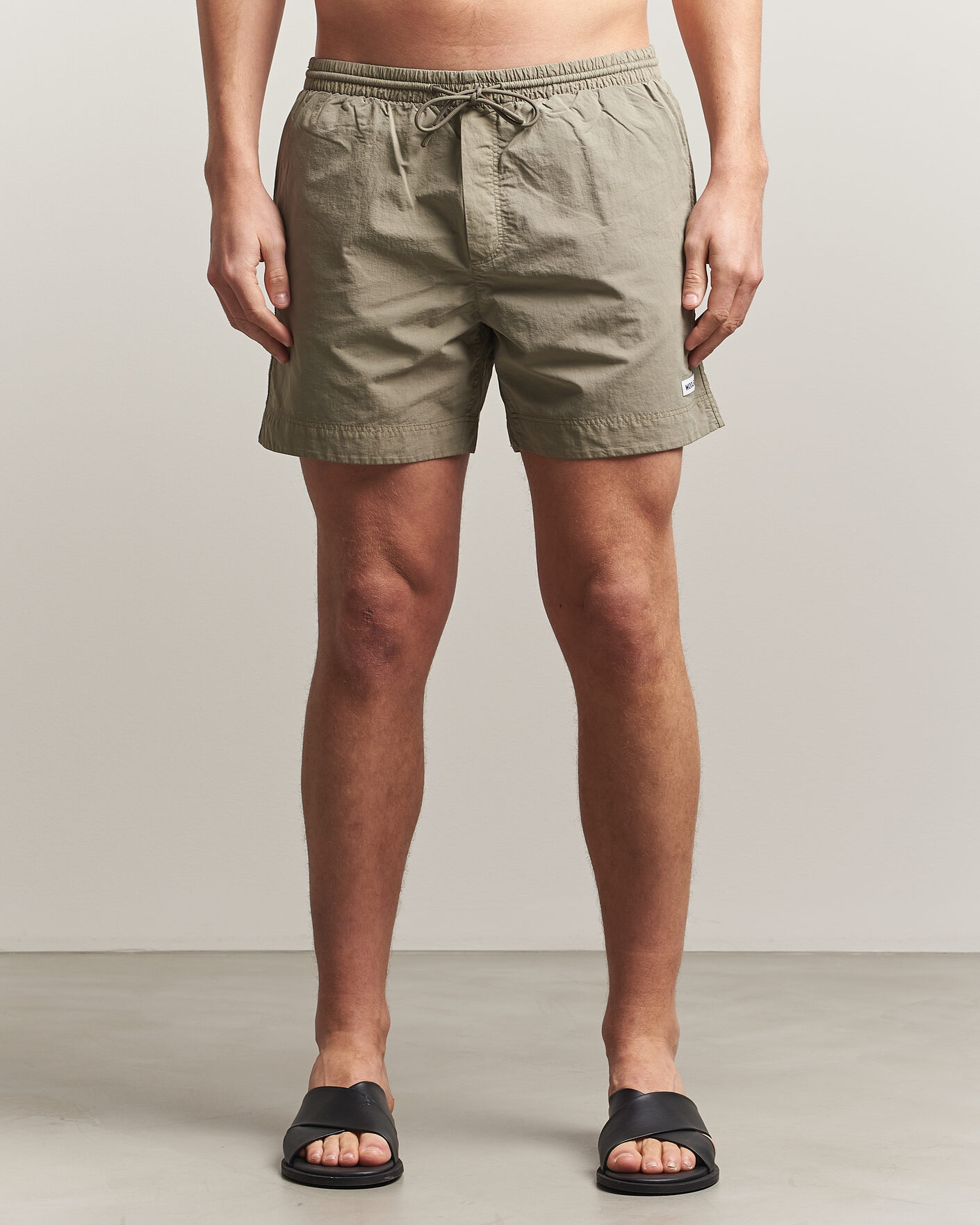 Mies | Uimahousut | Woolrich | Solid Garment Dyed Swimshorts Smokey Olive