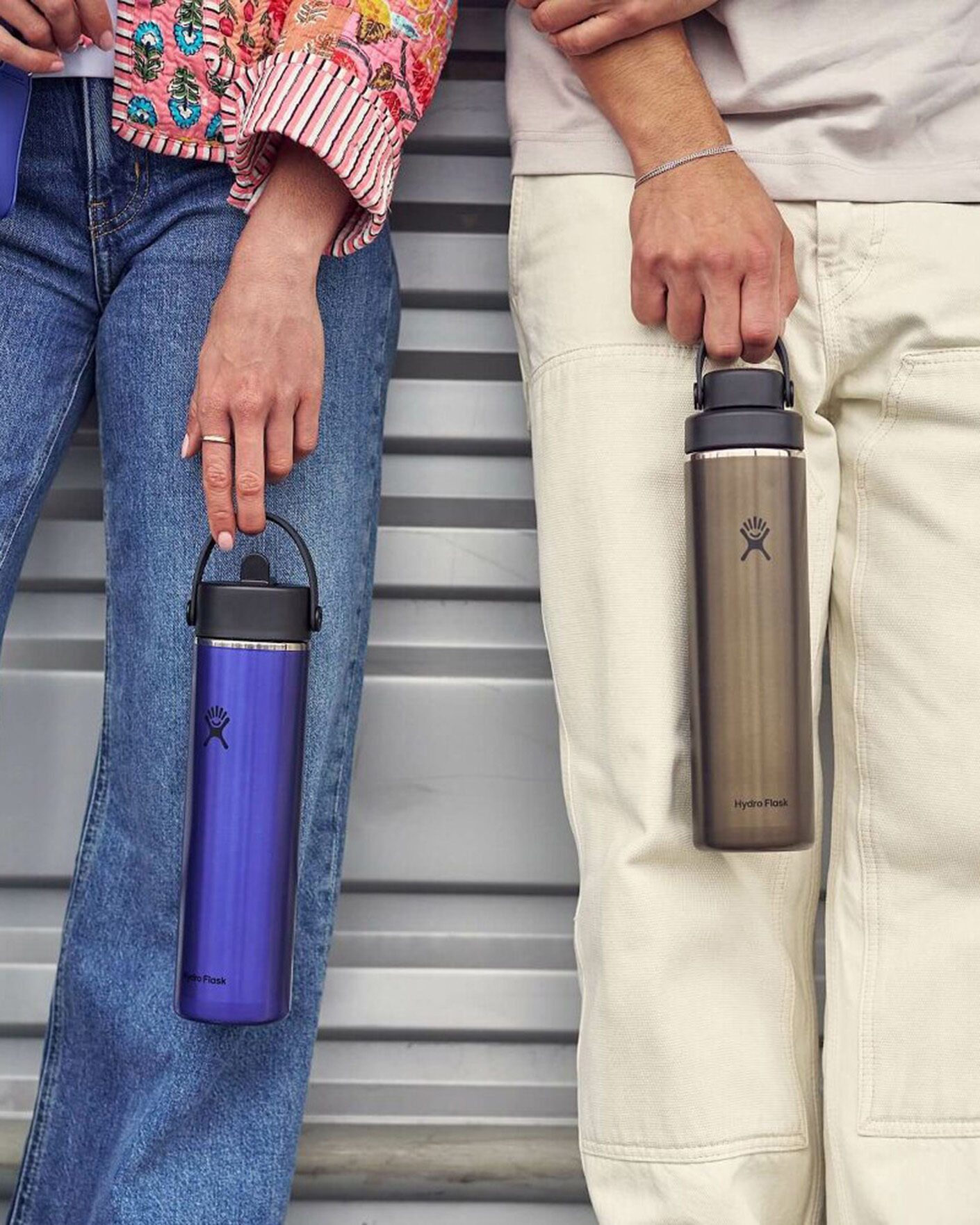 Mies | Outdoor living | Hydro Flask | Lightweight Flex Straw 24oz Bottle Obsidian