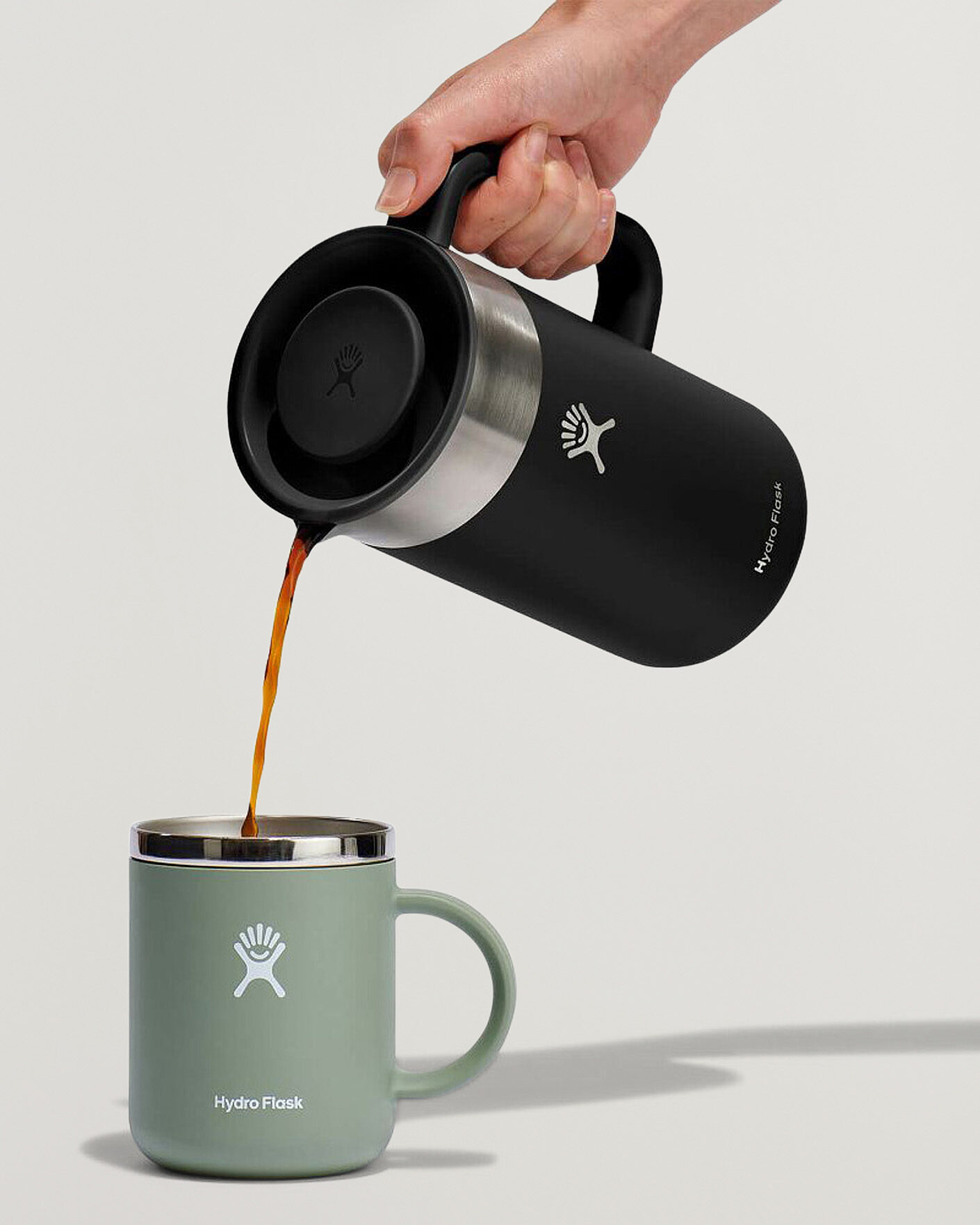 Mies | Outdoor living | Hydro Flask | Insulated French Press Coffee Maker Black