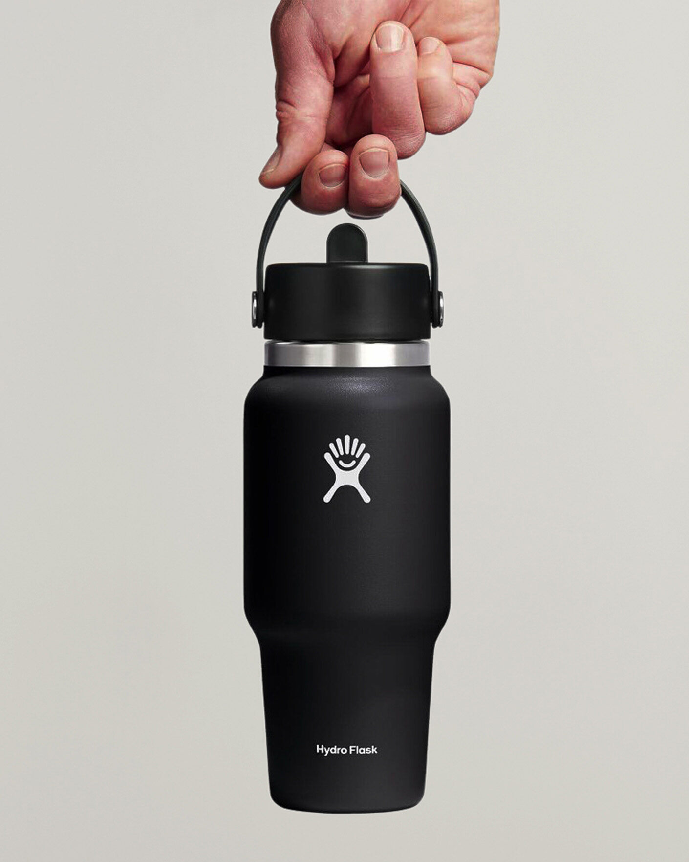 Mies | Outdoor living | Hydro Flask | Travel Bottle Flex Straw Cap 24oz Black