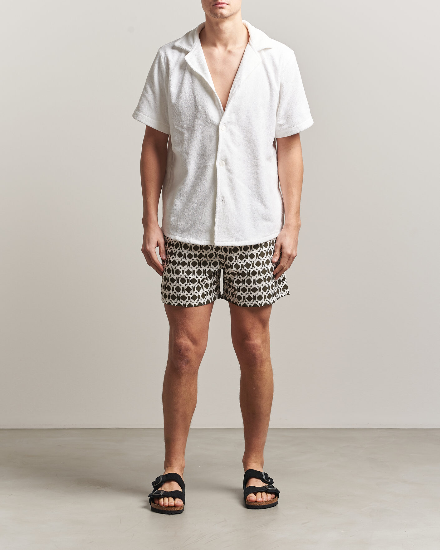 Mies | Uimahousut | OAS | Printed Swimshorts Pine Mitu