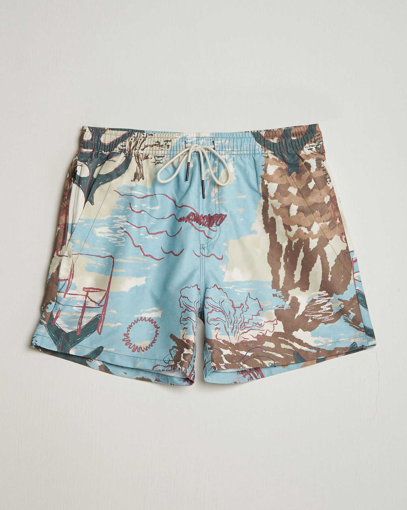 Mies | Uimahousut | OAS | Printed Swimshorts Montara