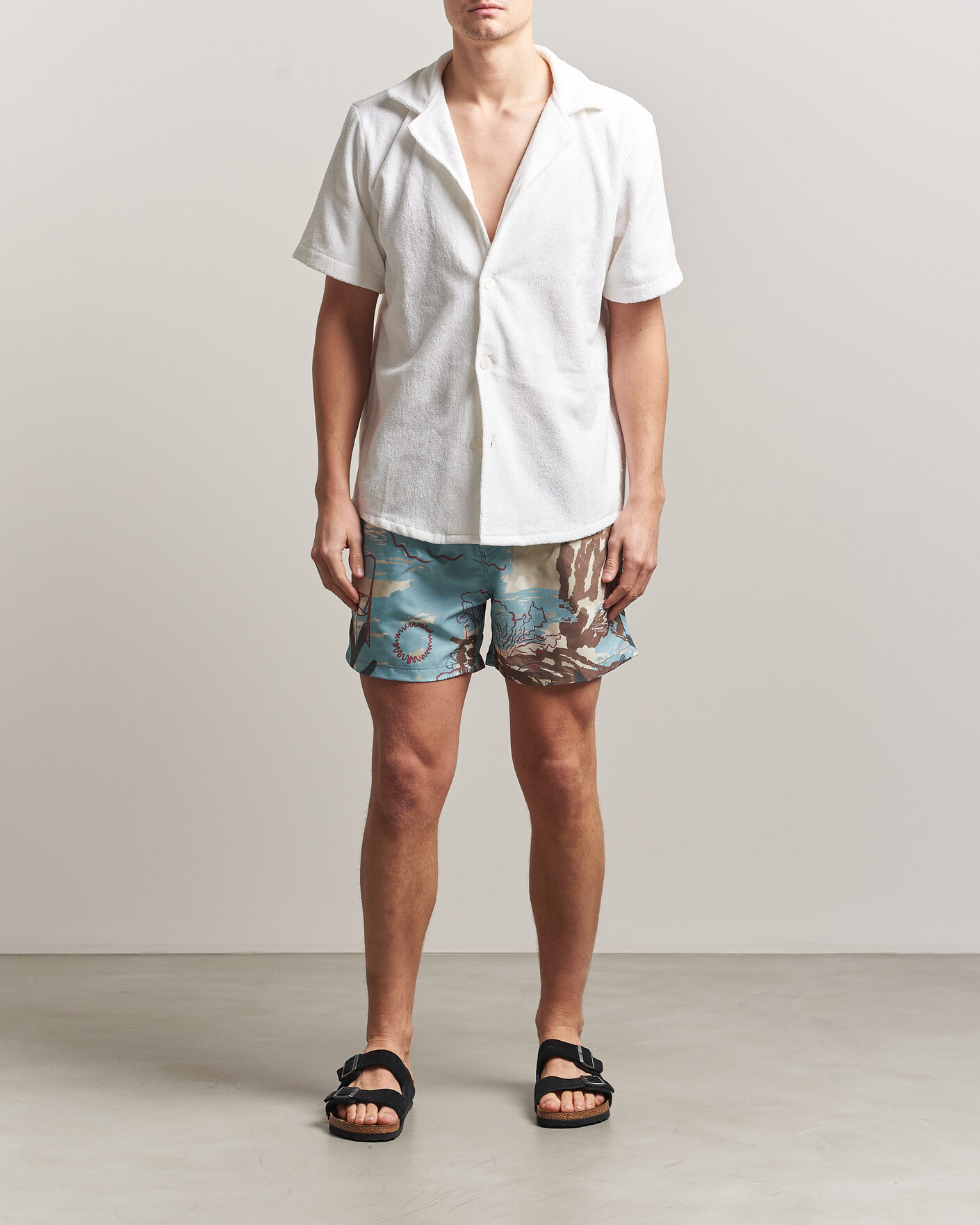 Mies | Uimahousut | OAS | Printed Swimshorts Montara
