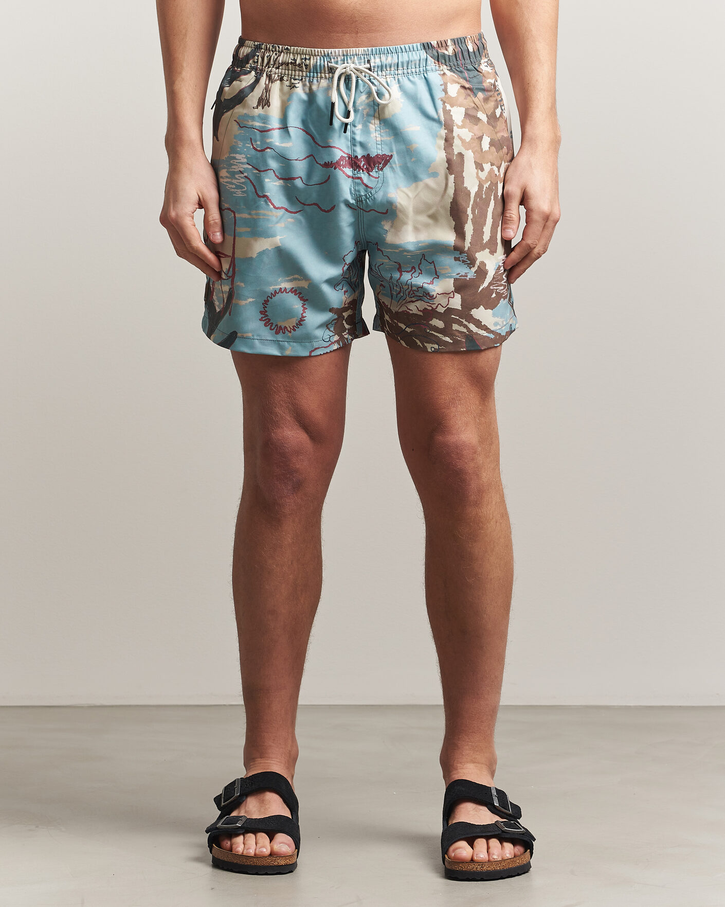 Mies | Uimahousut | OAS | Printed Swimshorts Montara