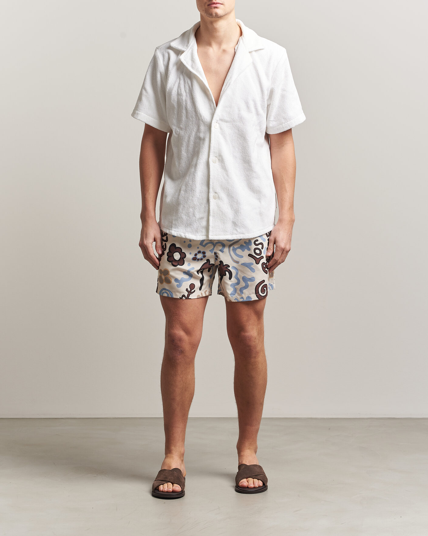 Mies | Uimahousut | OAS | Printed Swimshorts Memento