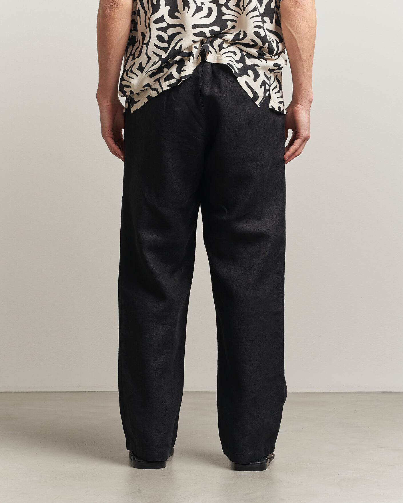 Mies | Housut | OAS | Nino Linen Pants Black