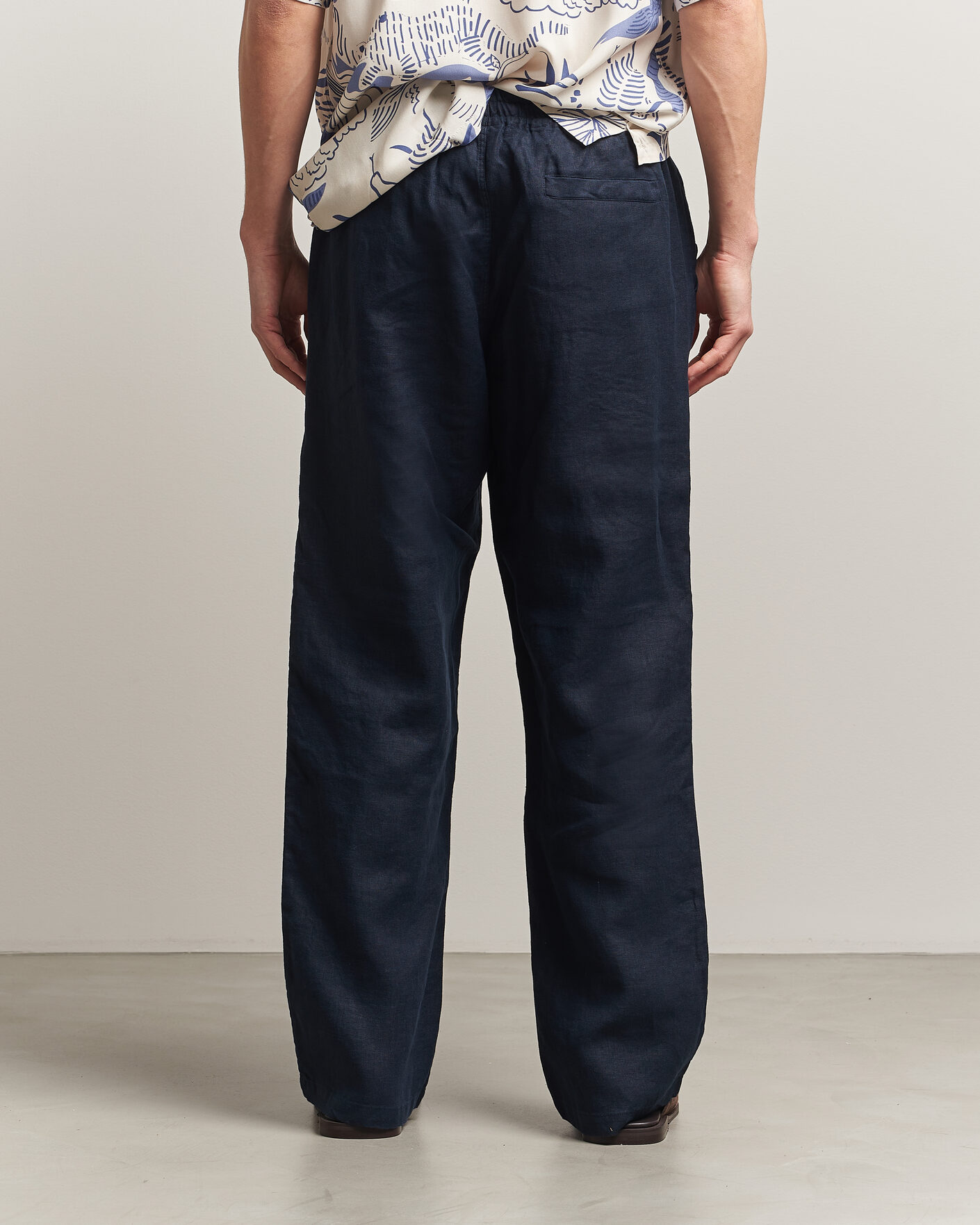 Mies | Housut | OAS | Nino Linen Pants Navy