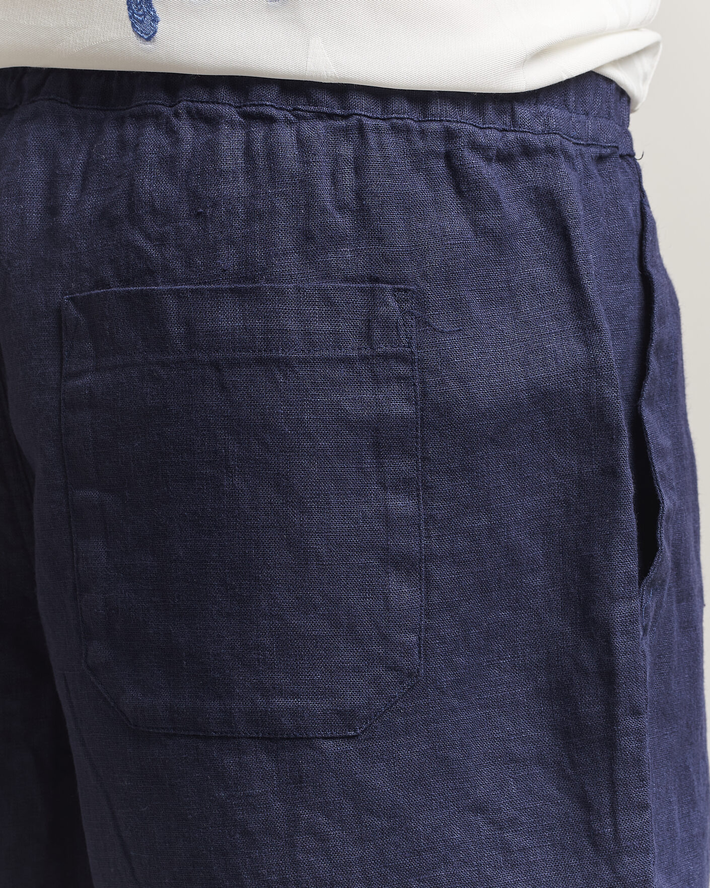 Mies | Shortsit | OAS | Porto Linen Shorts Navy
