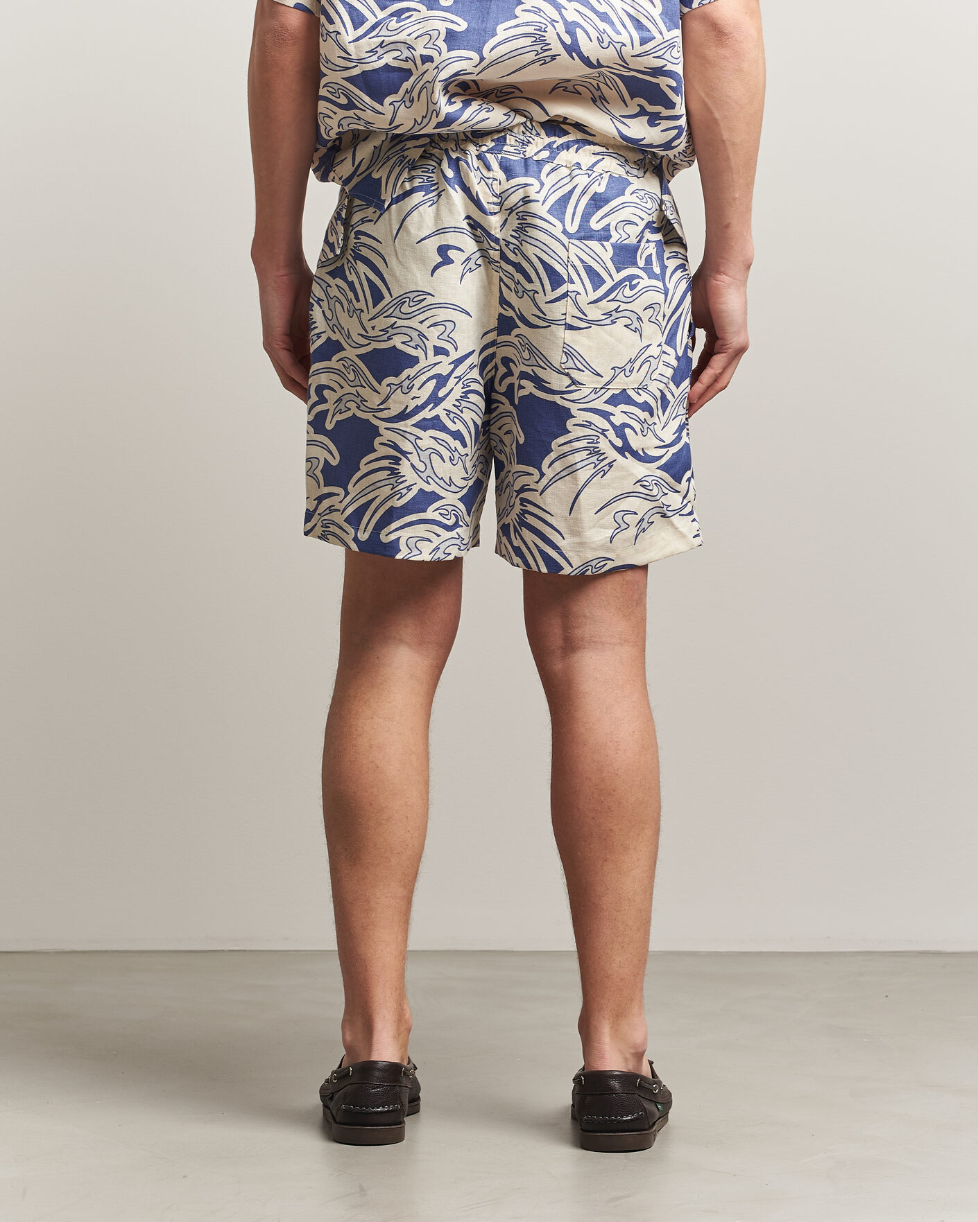 Mies | Shortsit | OAS | Porto Linen Shorts Rogue Blue
