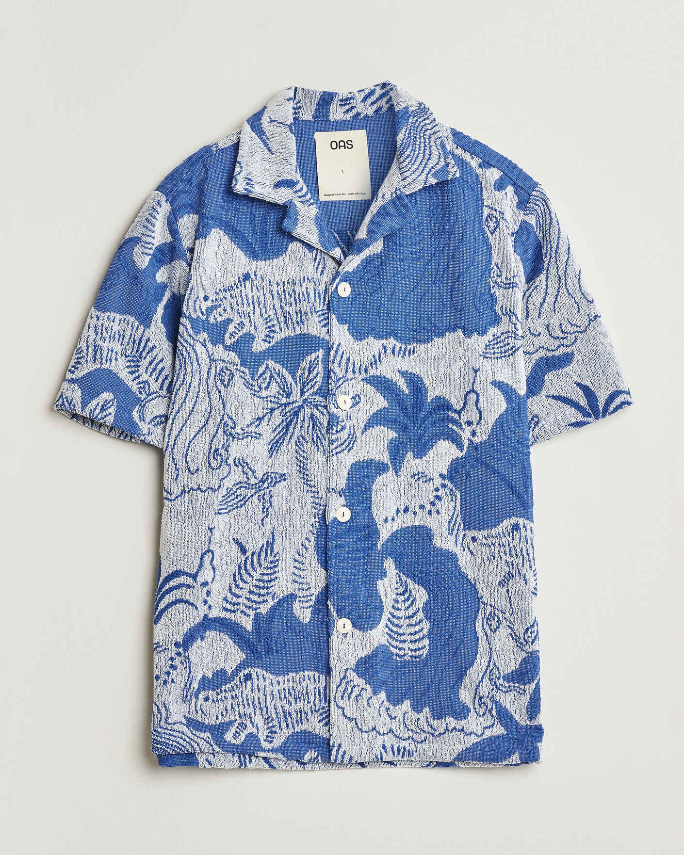 Mies | Kauluspaidat | OAS | Cuba Short Sleeve Shirt Mystea
