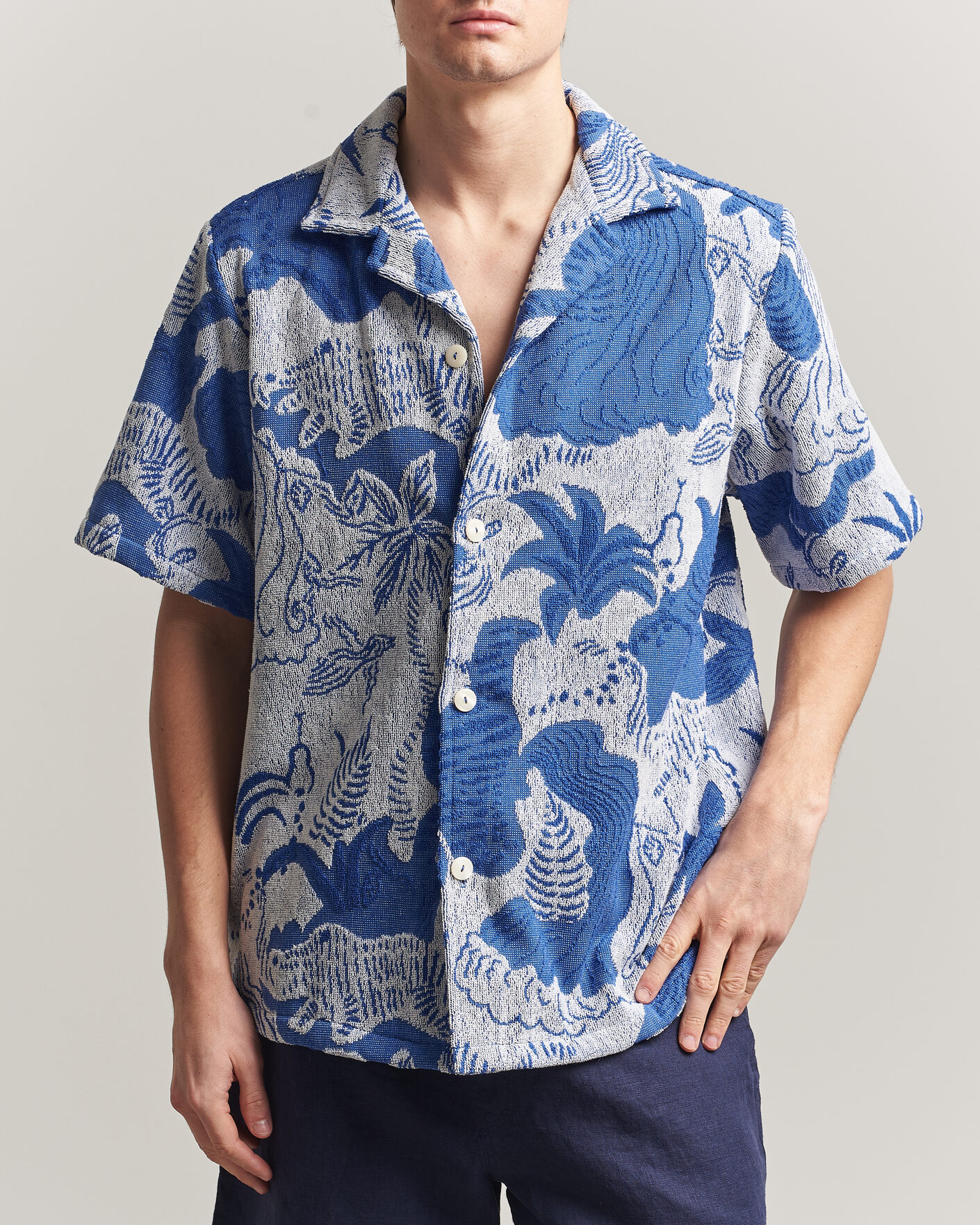 Mies | Kauluspaidat | OAS | Cuba Short Sleeve Shirt Mystea