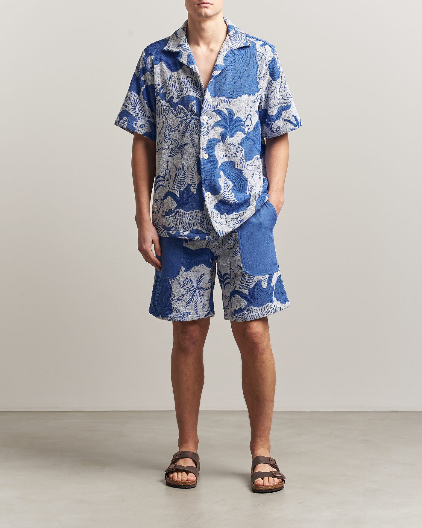 Mies | Shortsit | OAS | Nicola Cotton Net Shorts Mystea