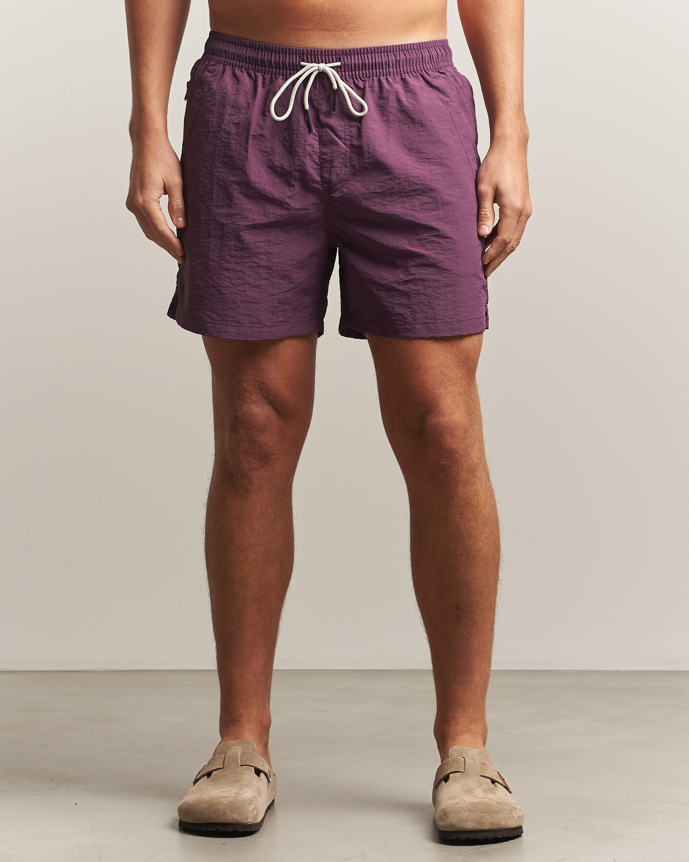 Mies | Uimahousut | OAS | Plain Swimshorts Plum