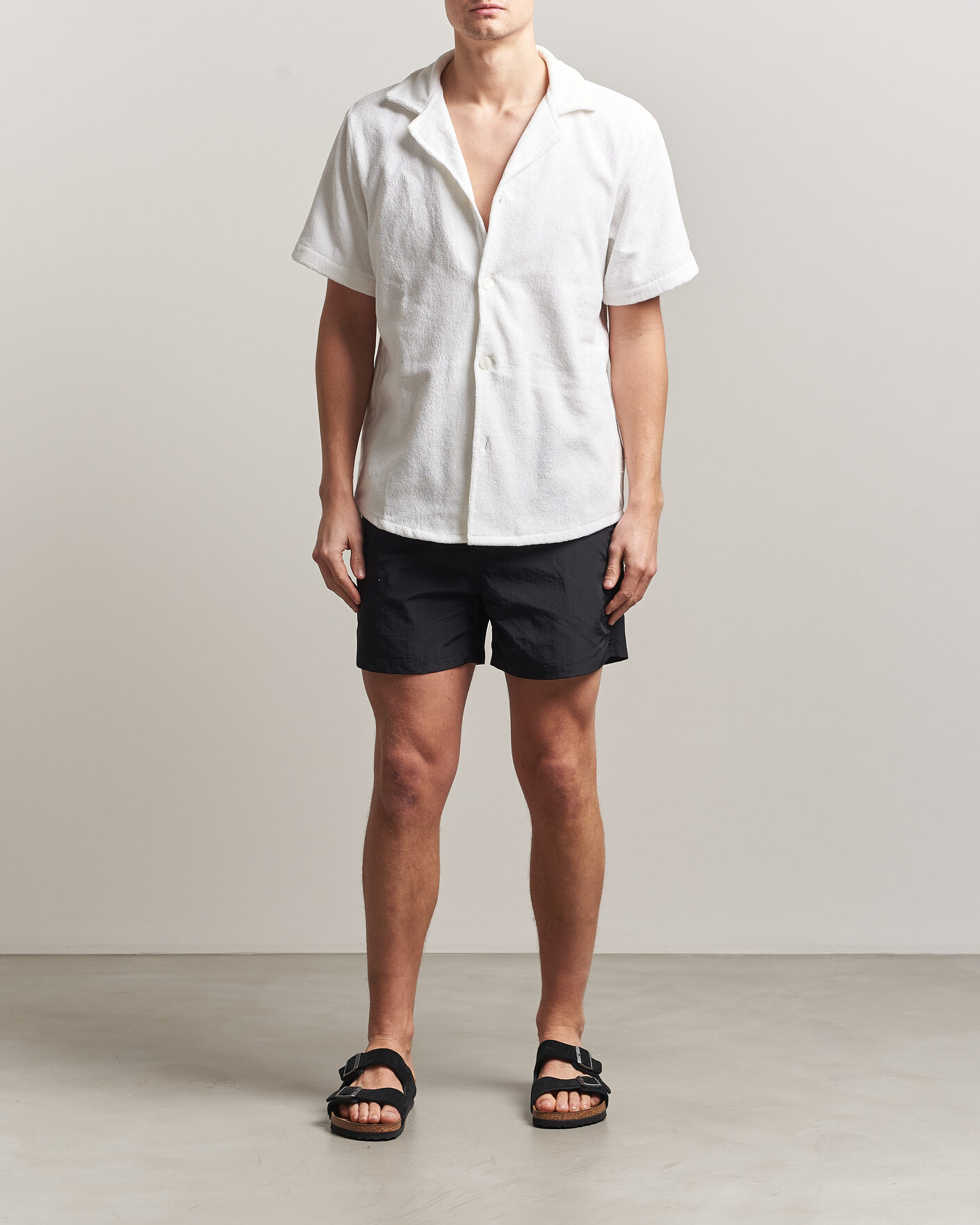 Mies | Uimahousut | OAS | Plain Swimshorts Black