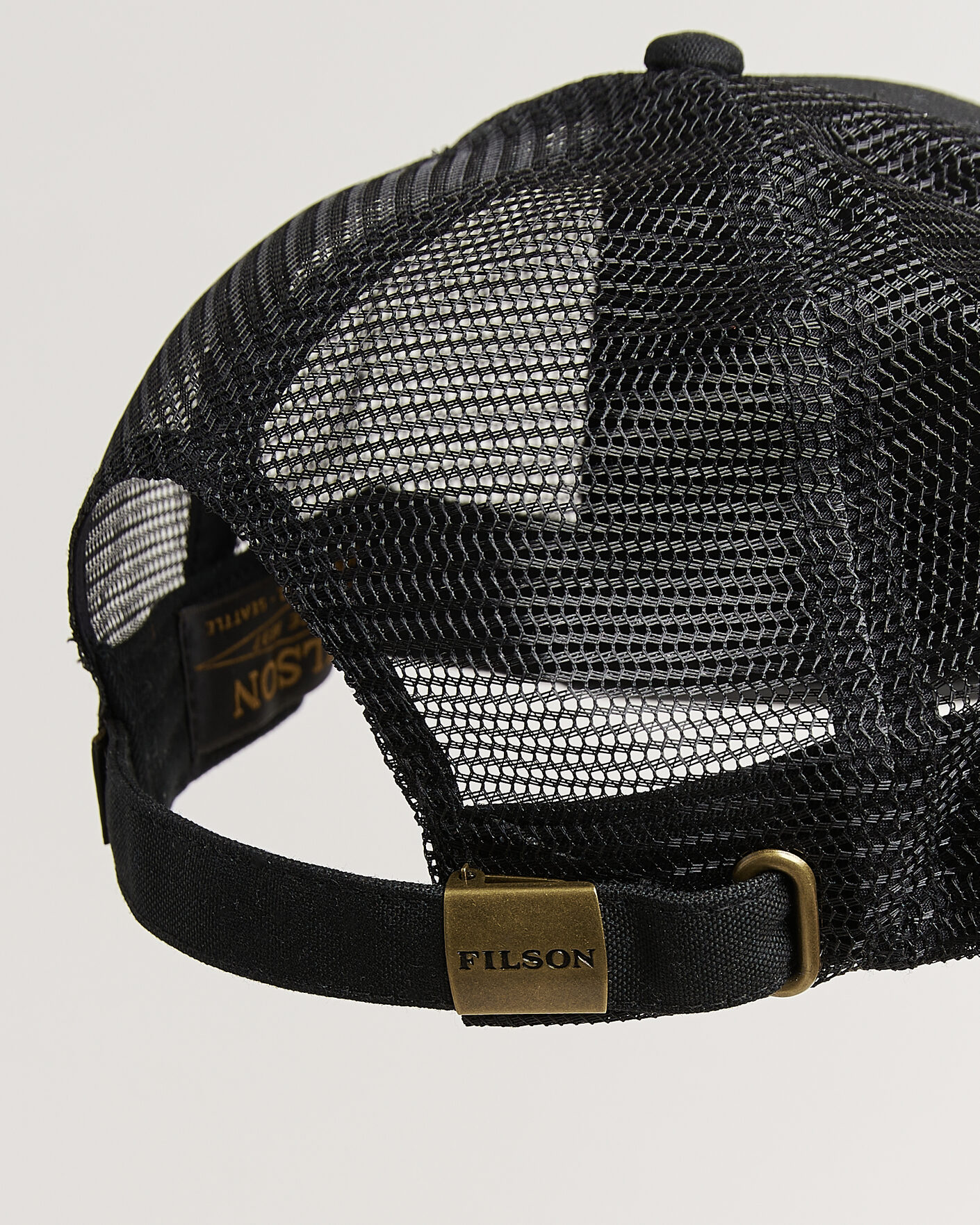 Mies | Päähineet | Filson | Scenic Waxed Logger Mesh Cap Black
