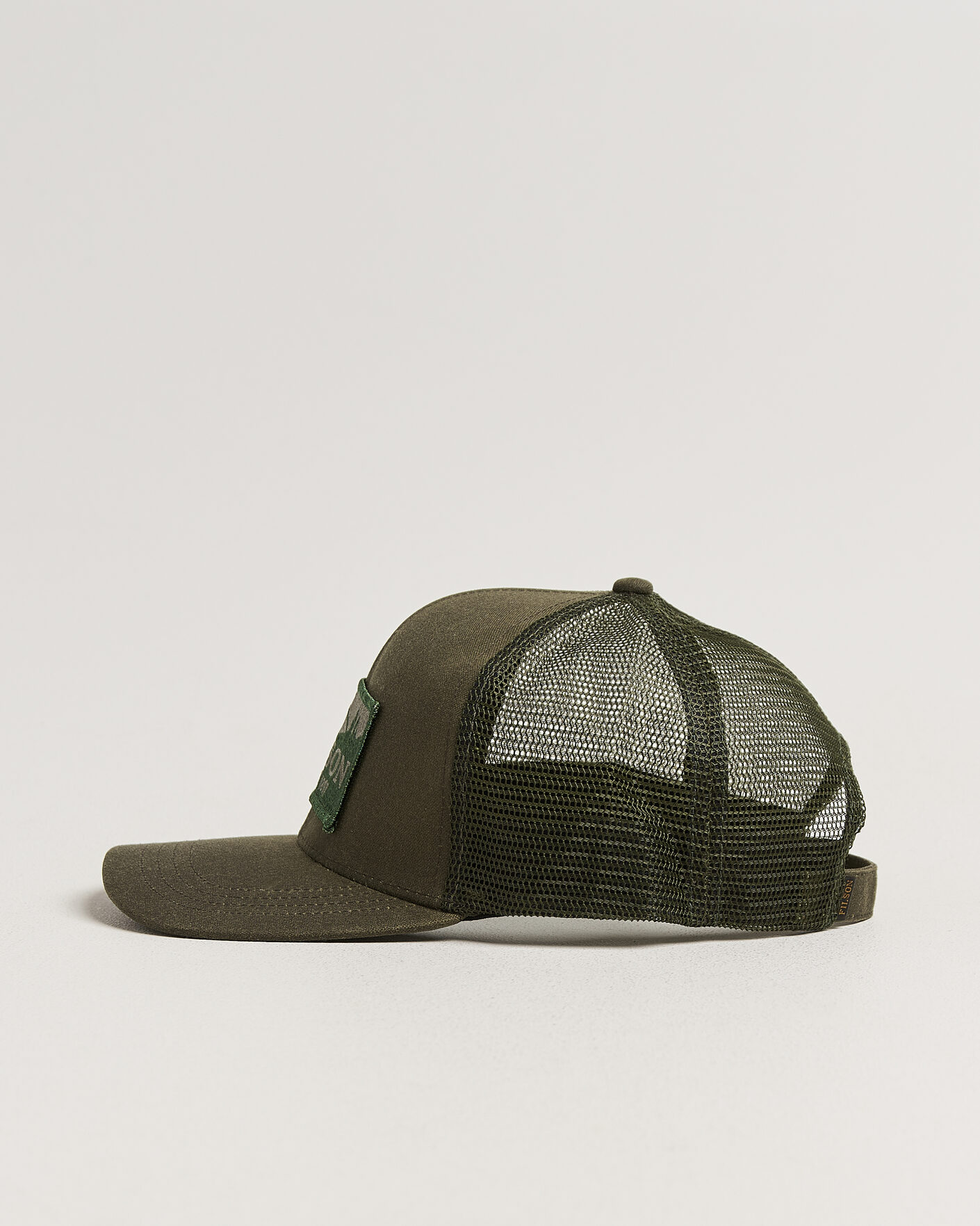 Mies | Päähineet | Filson | Scenic Waxed Logger Mesh Cap Otter Green