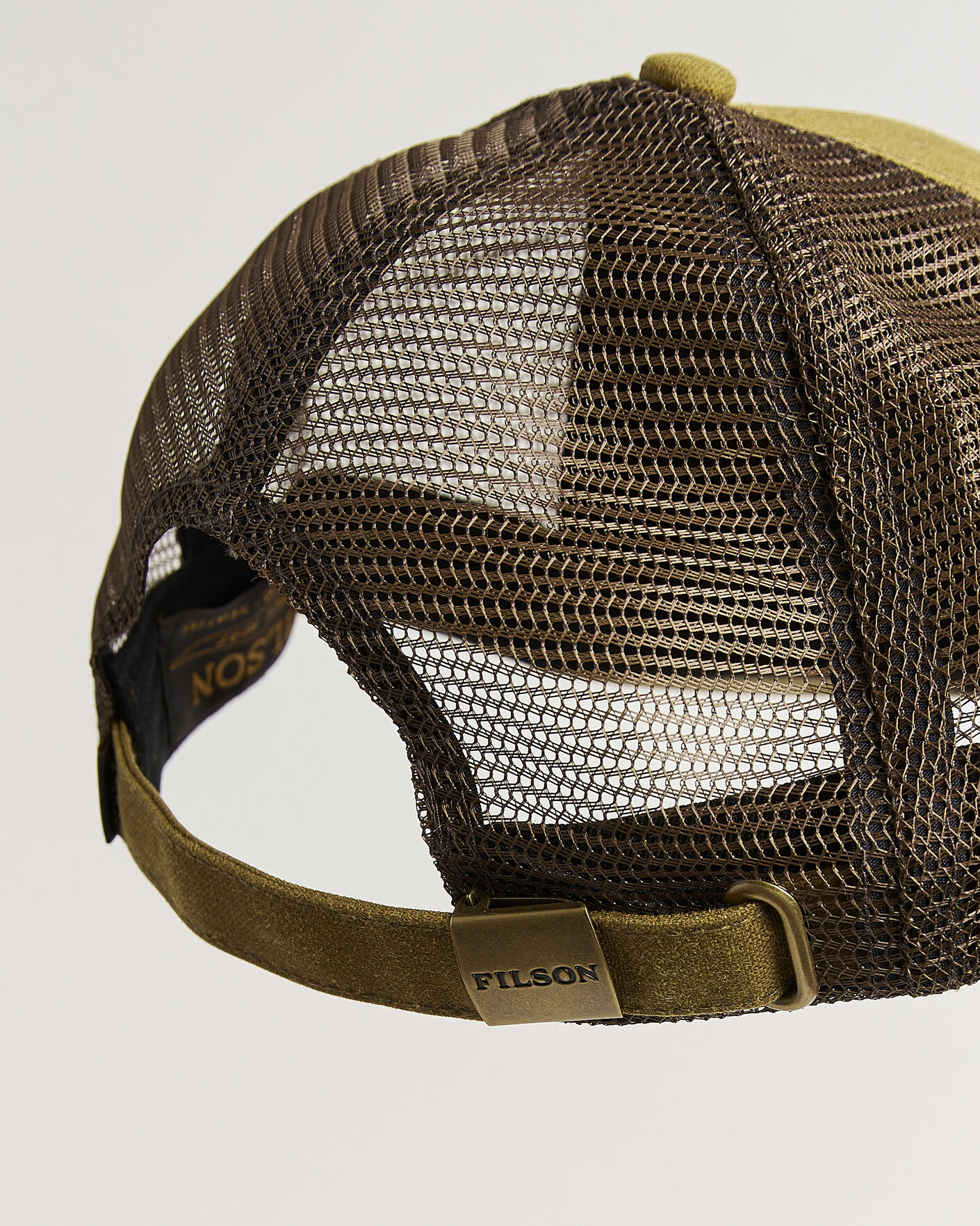Mies | Päähineet | Filson | Scenic Waxed Logger Mesh Cap Dark Tan