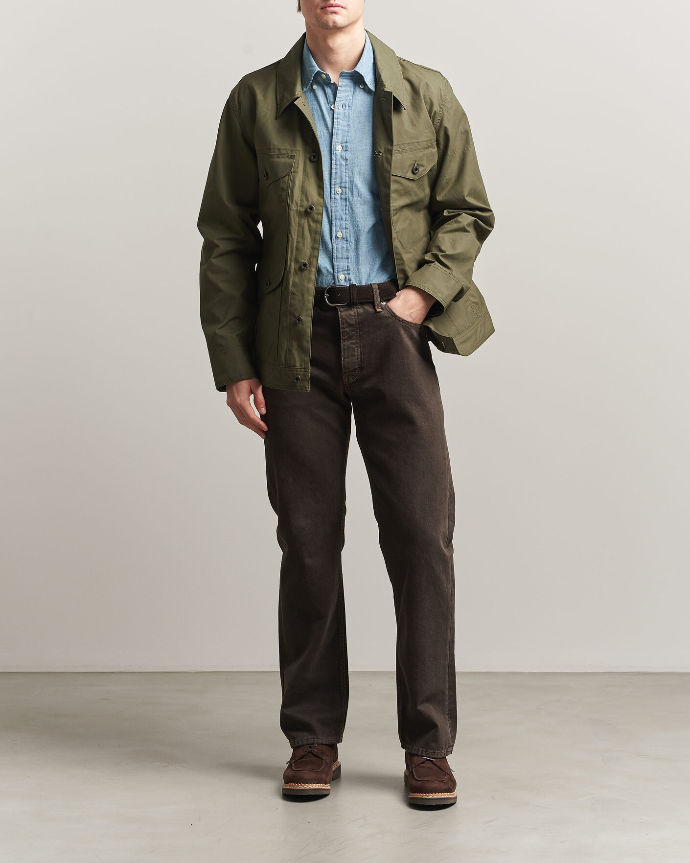 Mies | Takit | Filson | Ranger Journeman Jacket Dark Olive