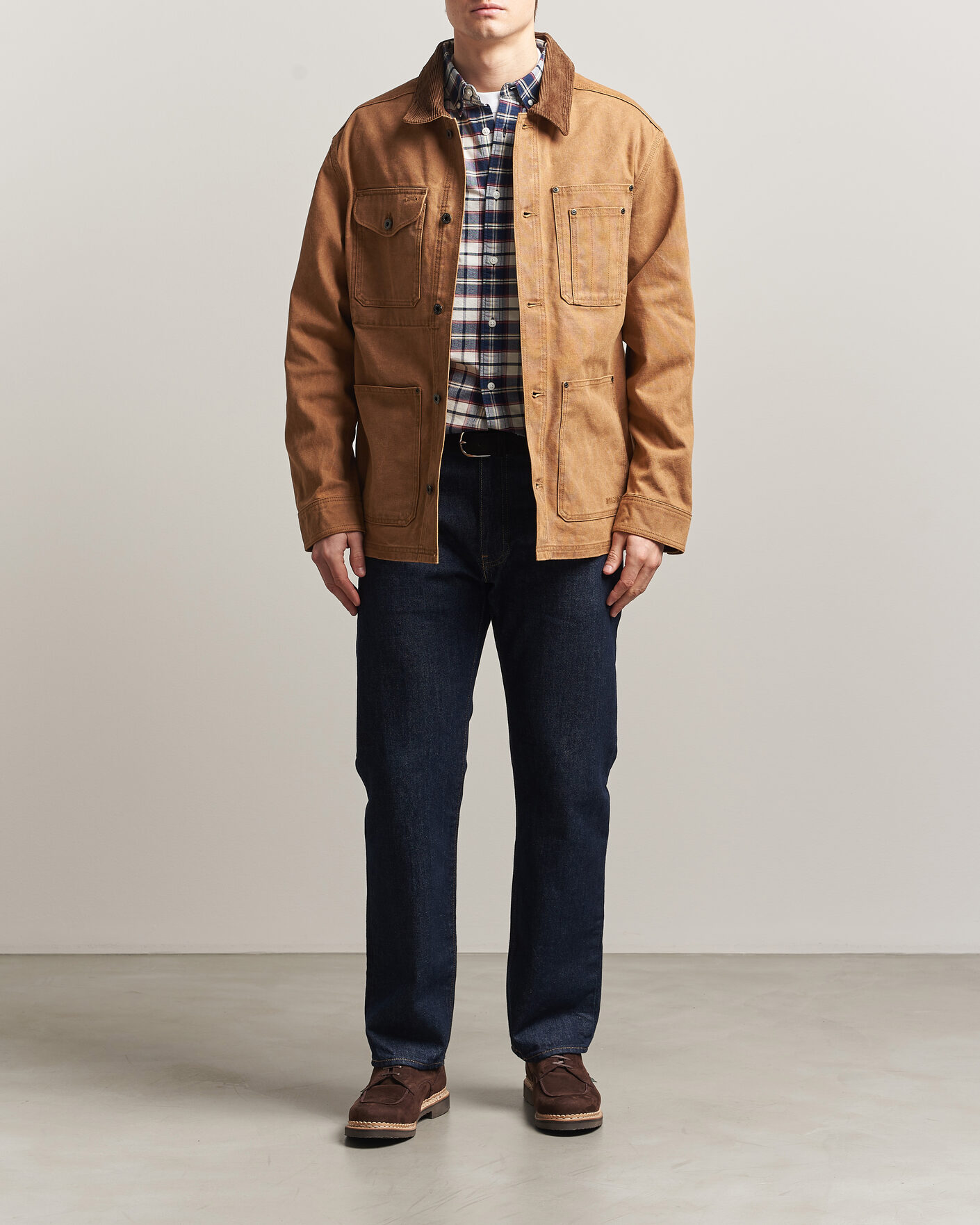 Mies | Takit | Filson | Rustic Canvas Barn Coat Whiskey