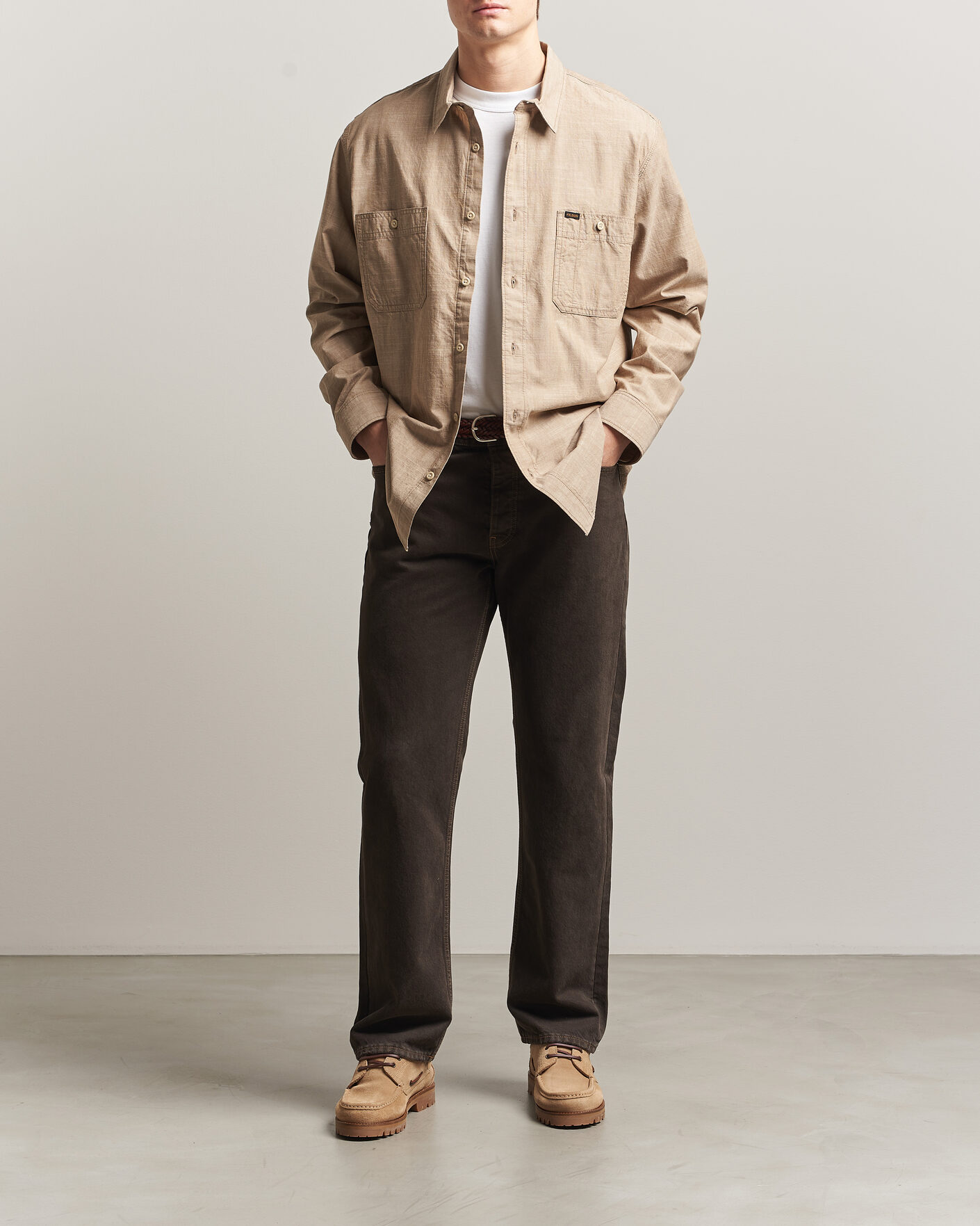 Mies | Kauluspaidat | Filson | Chambray CPO Shirt Tan