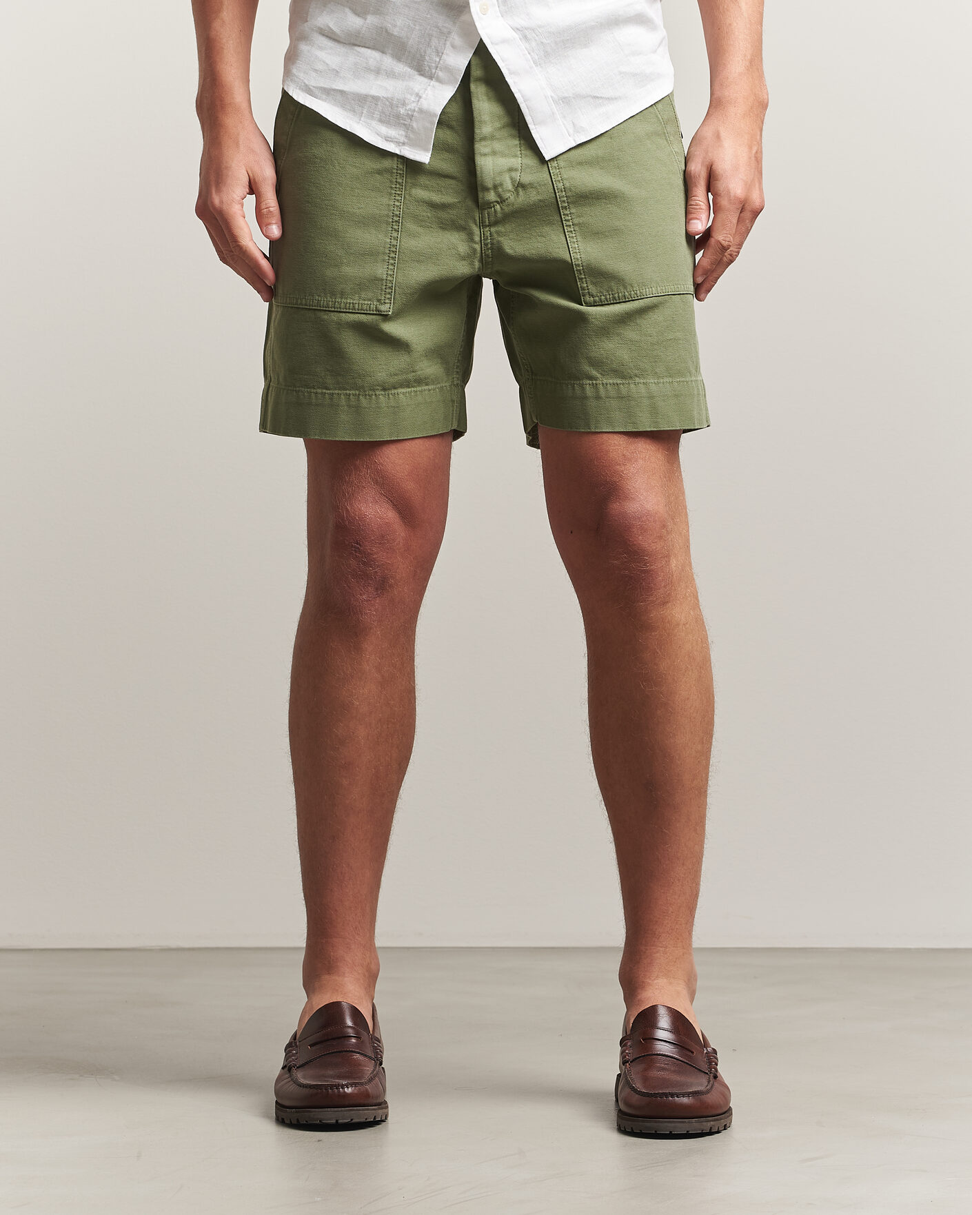 Mies | Shortsit | Filson | Field Cargo Shorts Washed Fatigue Green