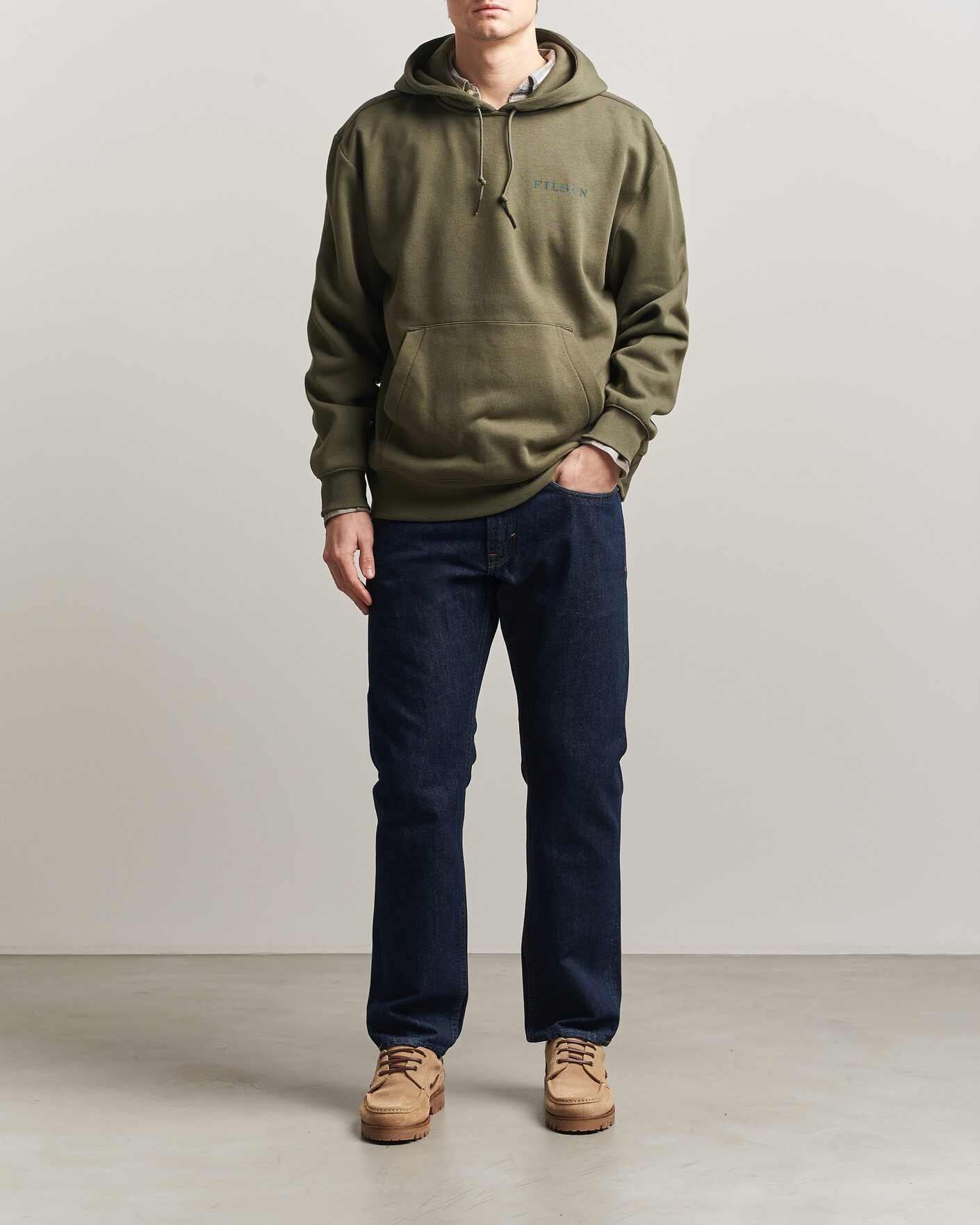 Mies | Puserot | Filson | Scenic Graphic Hoodie Surplus Green