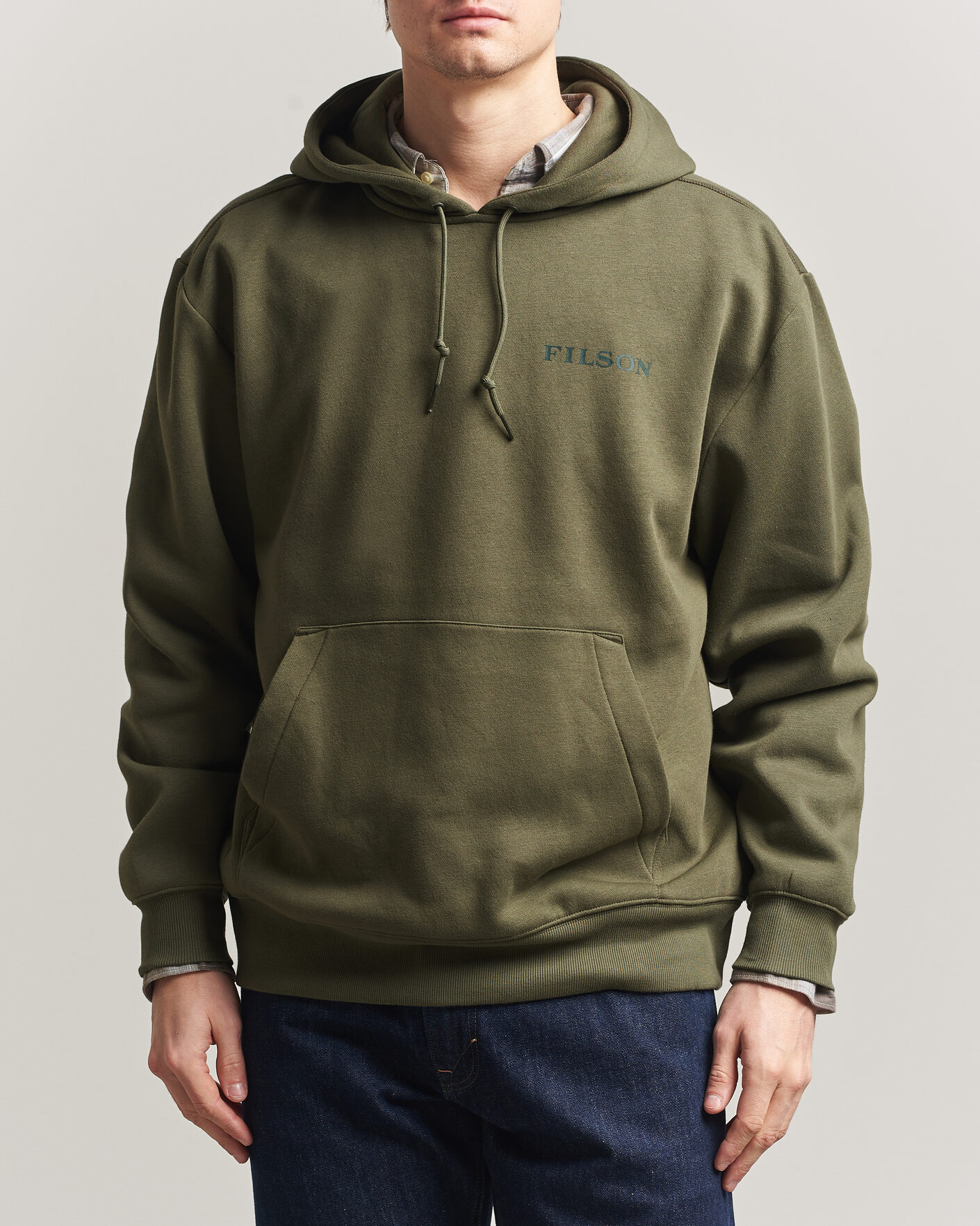 Mies | Puserot | Filson | Scenic Graphic Hoodie Surplus Green