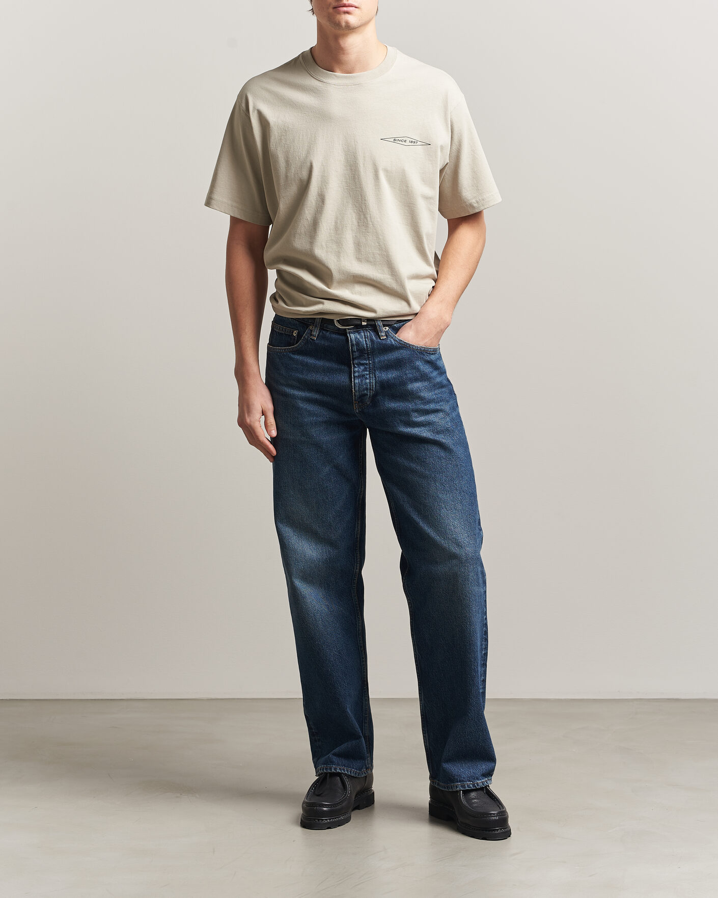 Mies | T-paidat | Filson | Diamond Graphic T-Shirt Sky Grey