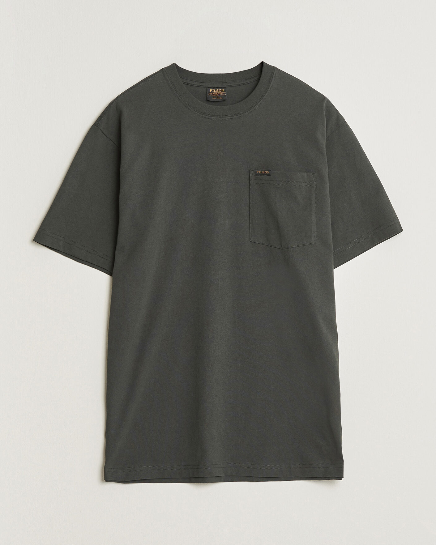 Mies | T-paidat | Filson | Pocket T-Shirt Faded Black