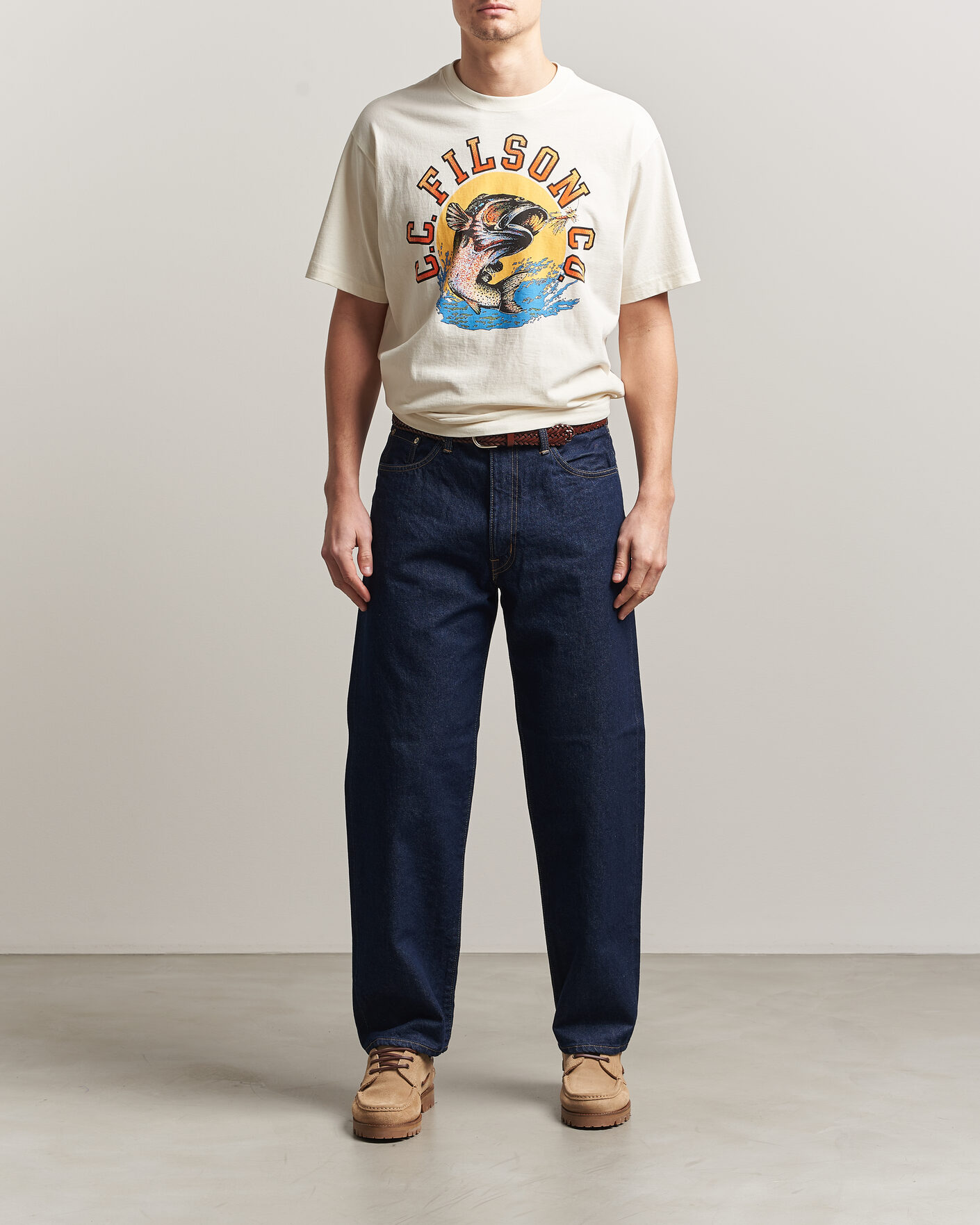 Mies | T-paidat | Filson | Dry Fly Graphic T-Shirt Basswood