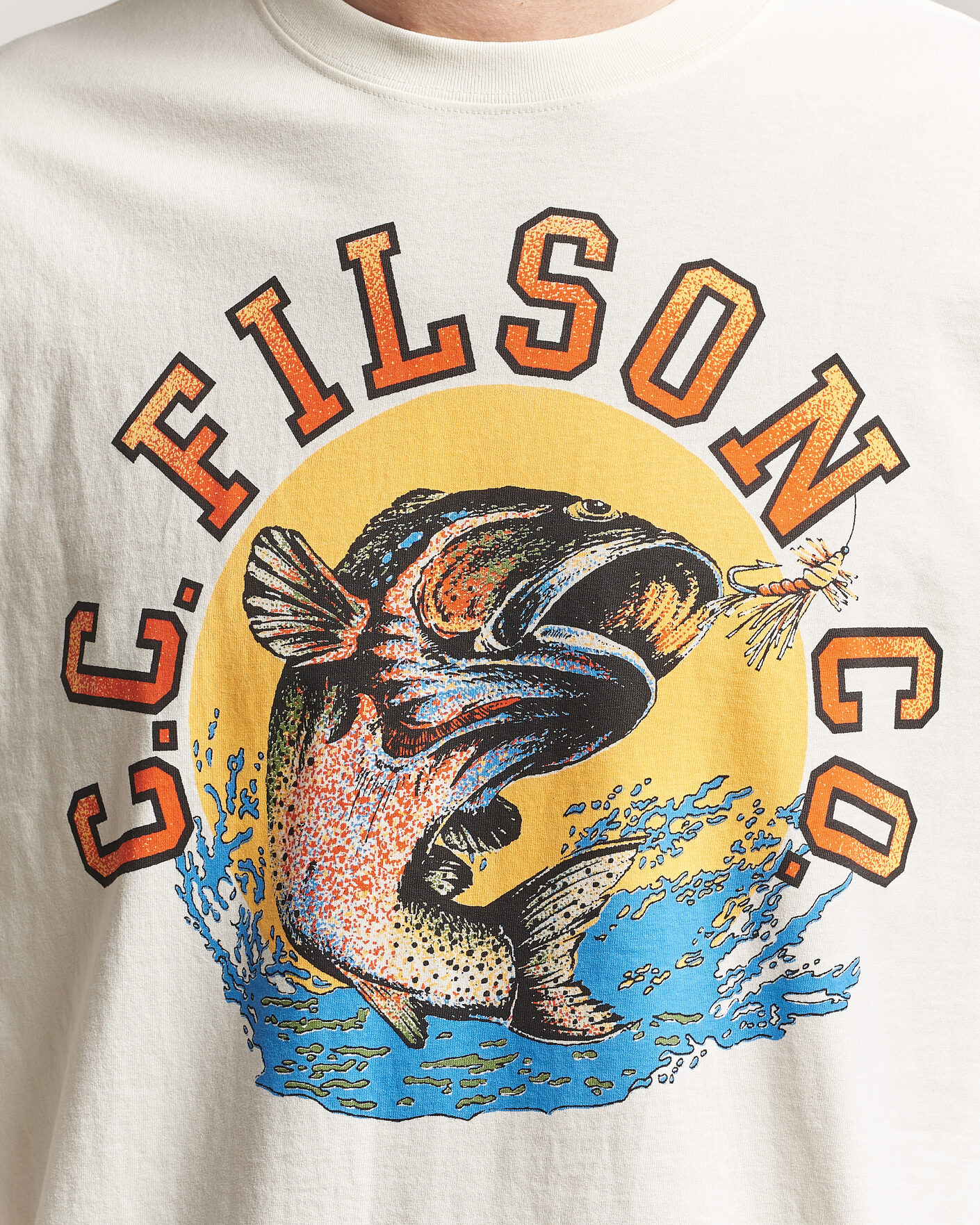 Mies | T-paidat | Filson | Dry Fly Graphic T-Shirt Basswood