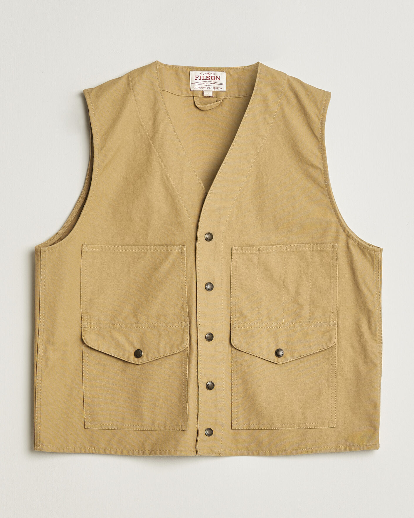 Mies | Ulkoliivit | Filson | Dry Tin Vest Tan